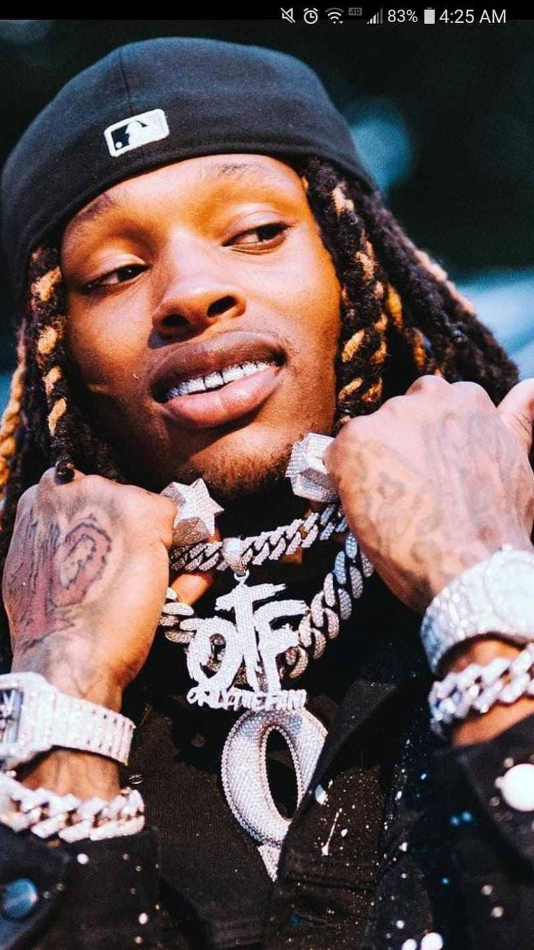 Lil Durk on Stage Delivering an Electrifying Performance — 1080x1920 wallpaper