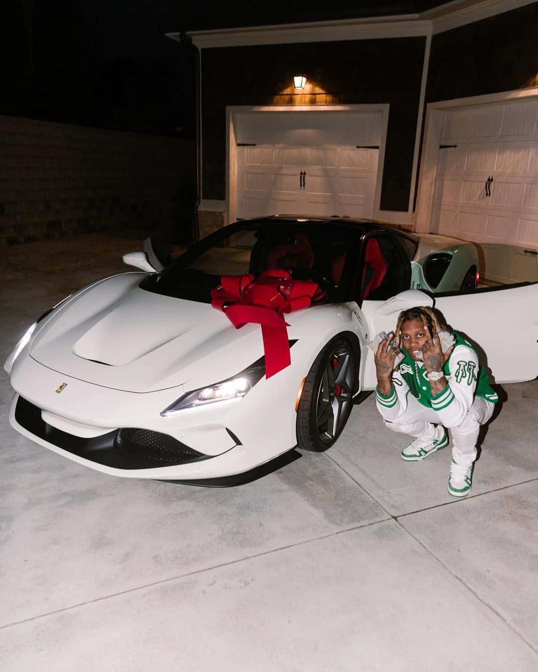 Lil Durk posing in a stylish outfit — 1080x1350 wallpaper