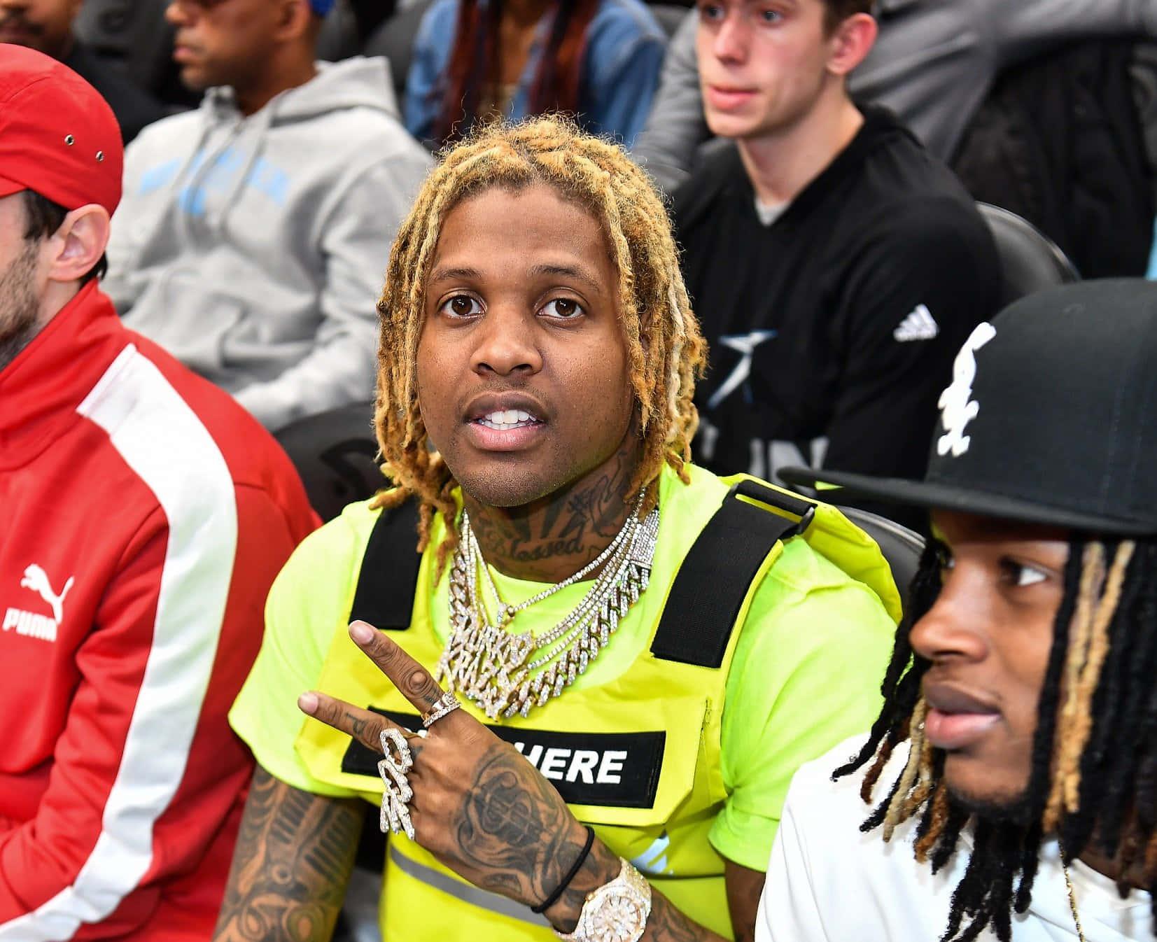 Lil Durk ready for his performance — 1653x1346 wallpaper