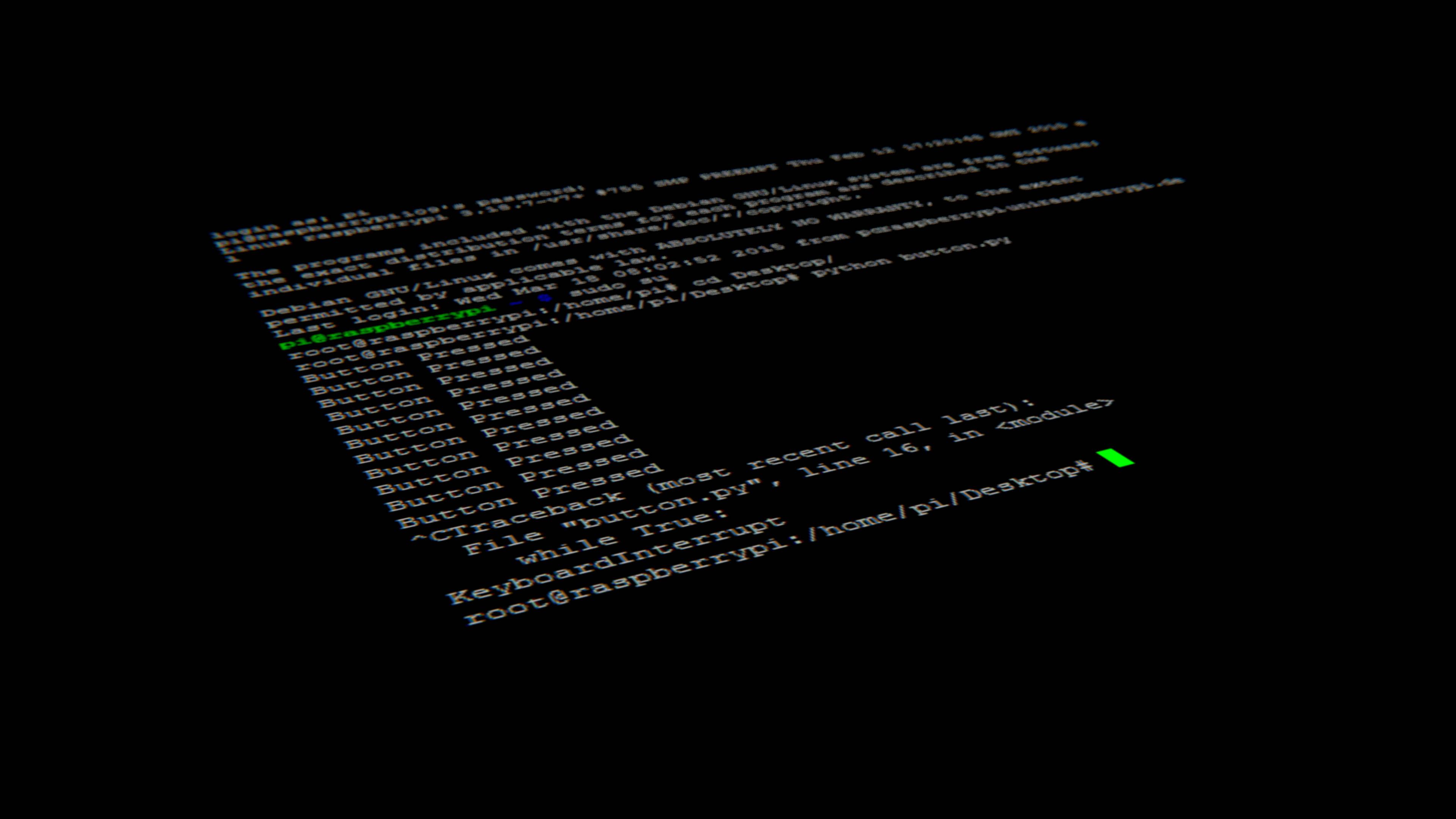 Linux Hacker Terminal Commands — 3840x2160 wallpaper