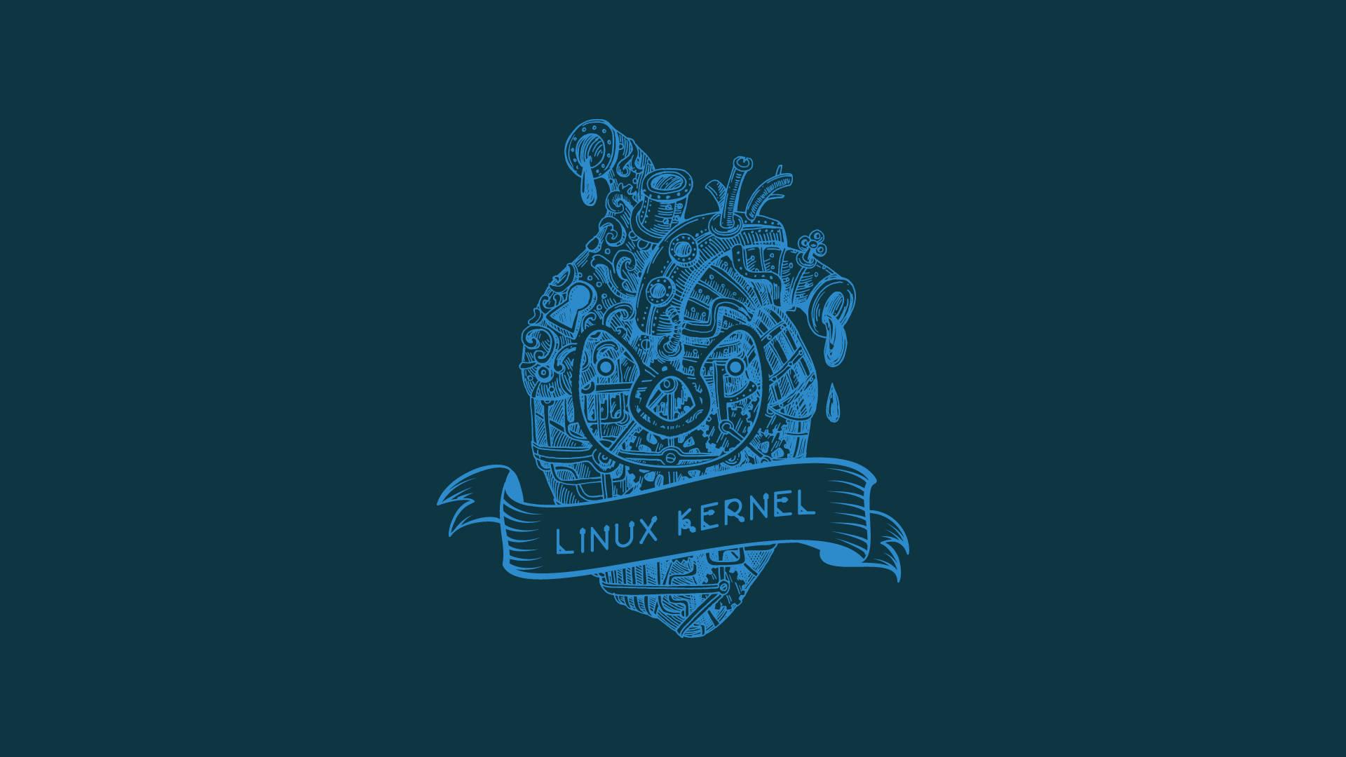 Linux Kernel Realistic Heart — 1920x1080 wallpaper