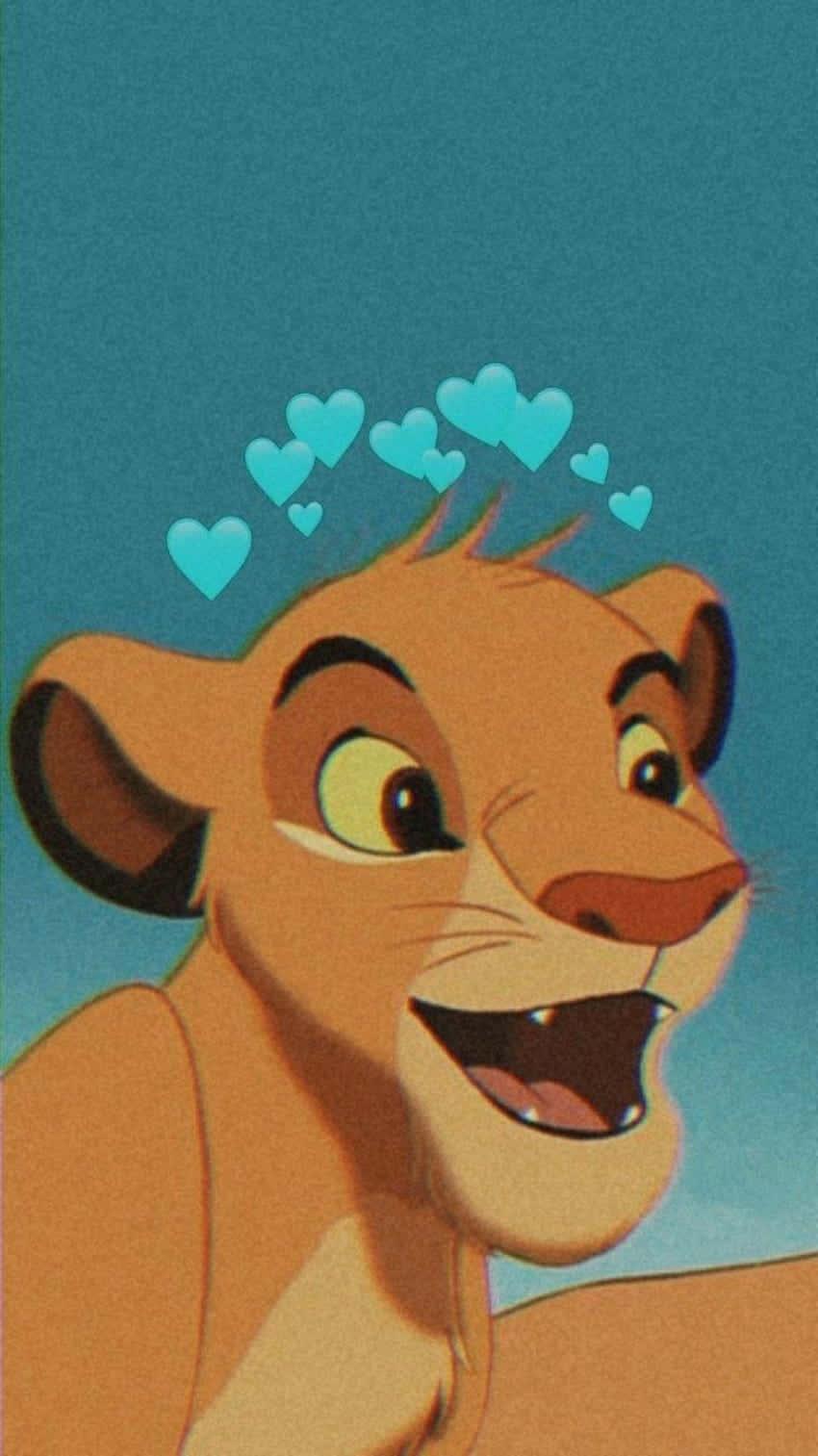 Lion Head Cute Matching Best Friend Wallpaper Idea — 850x1513 wallpaper