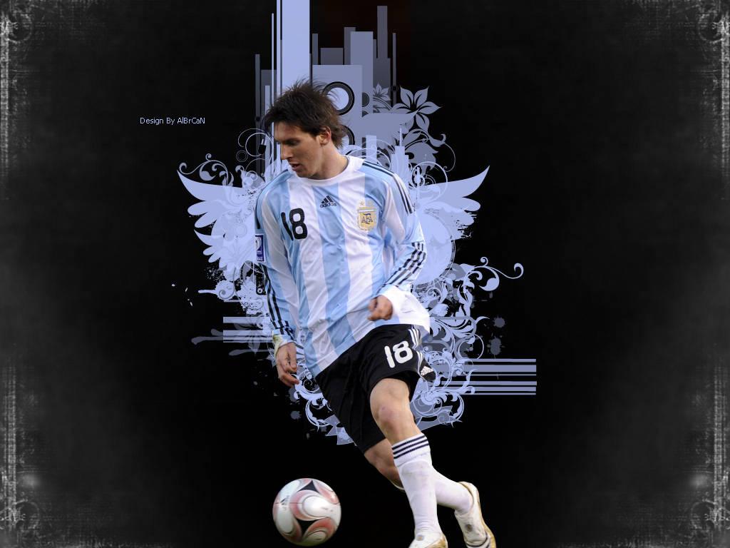 Lionel Messi - A Master of Football — 1024x768 wallpaper