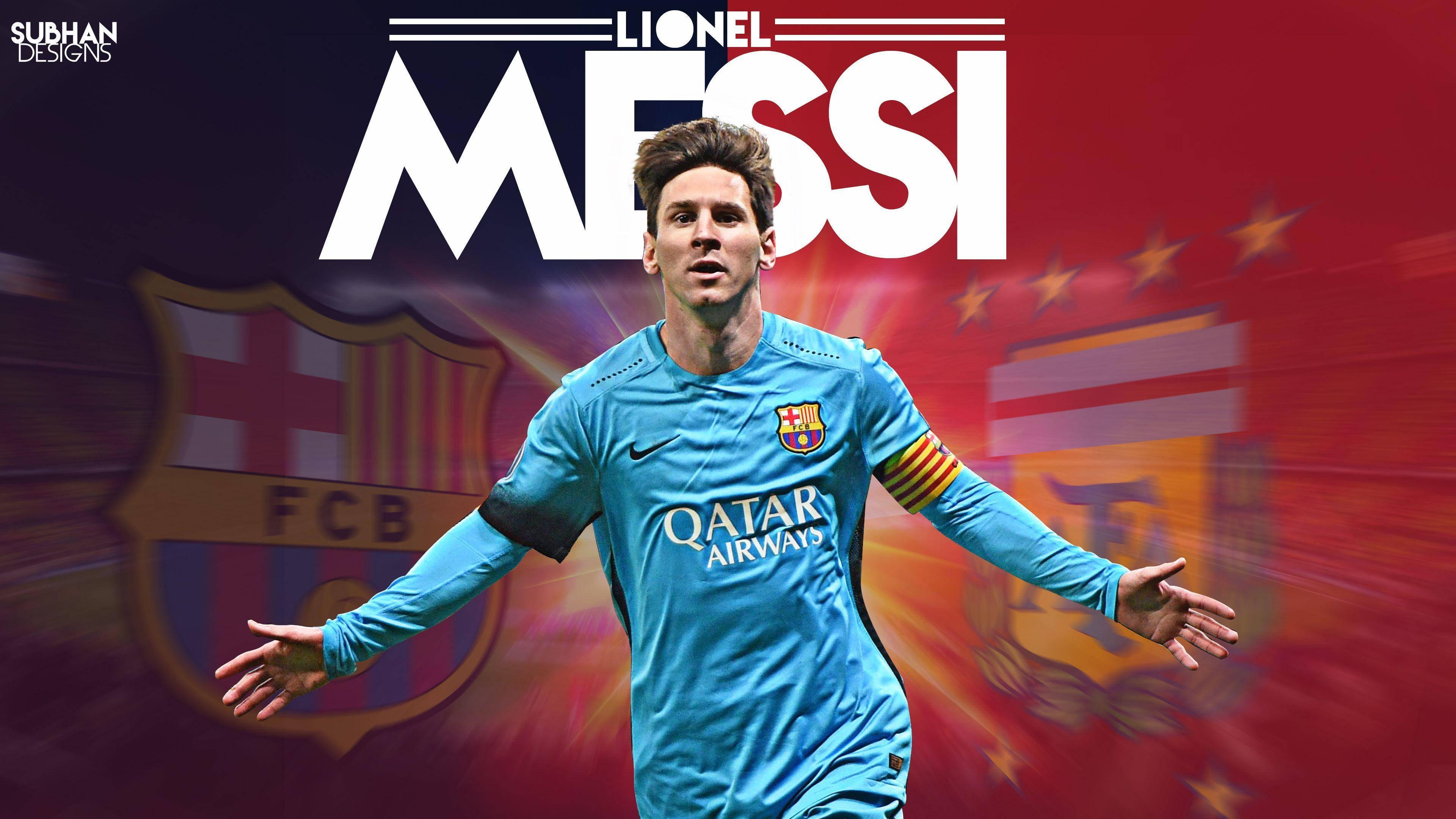 Lionel Messi, Barcelona and the Argentine National Team — 3840x2160 wallpaper