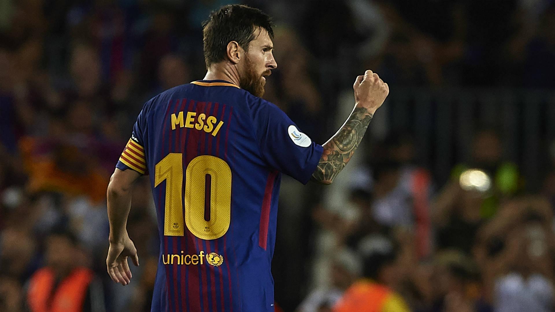 Lionel Messi donates to UNICEF — 1920x1080 wallpaper