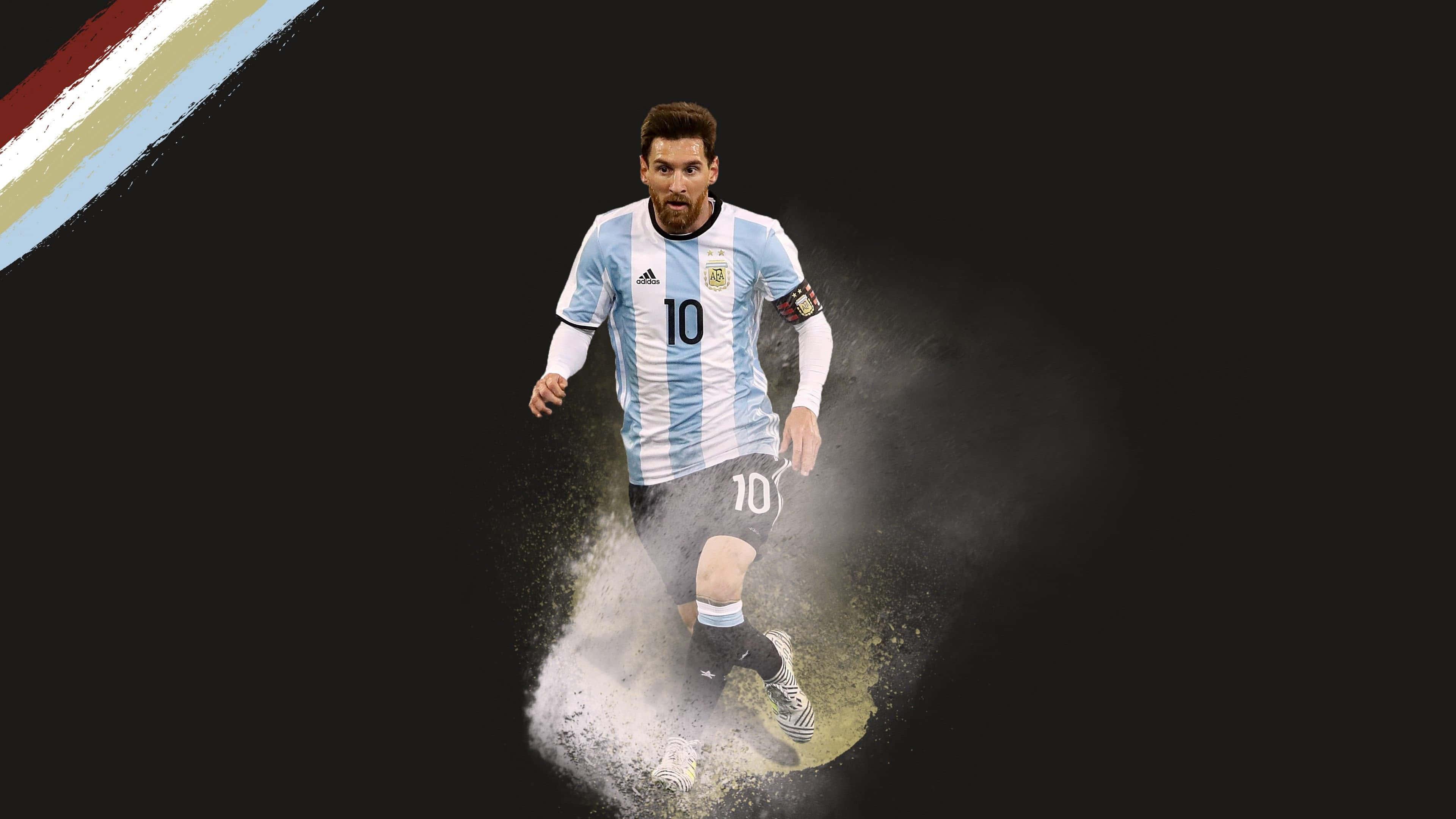 Lionel Messi proving why he is the greatest soccer player of all time. — 3840x2160 wallpaper