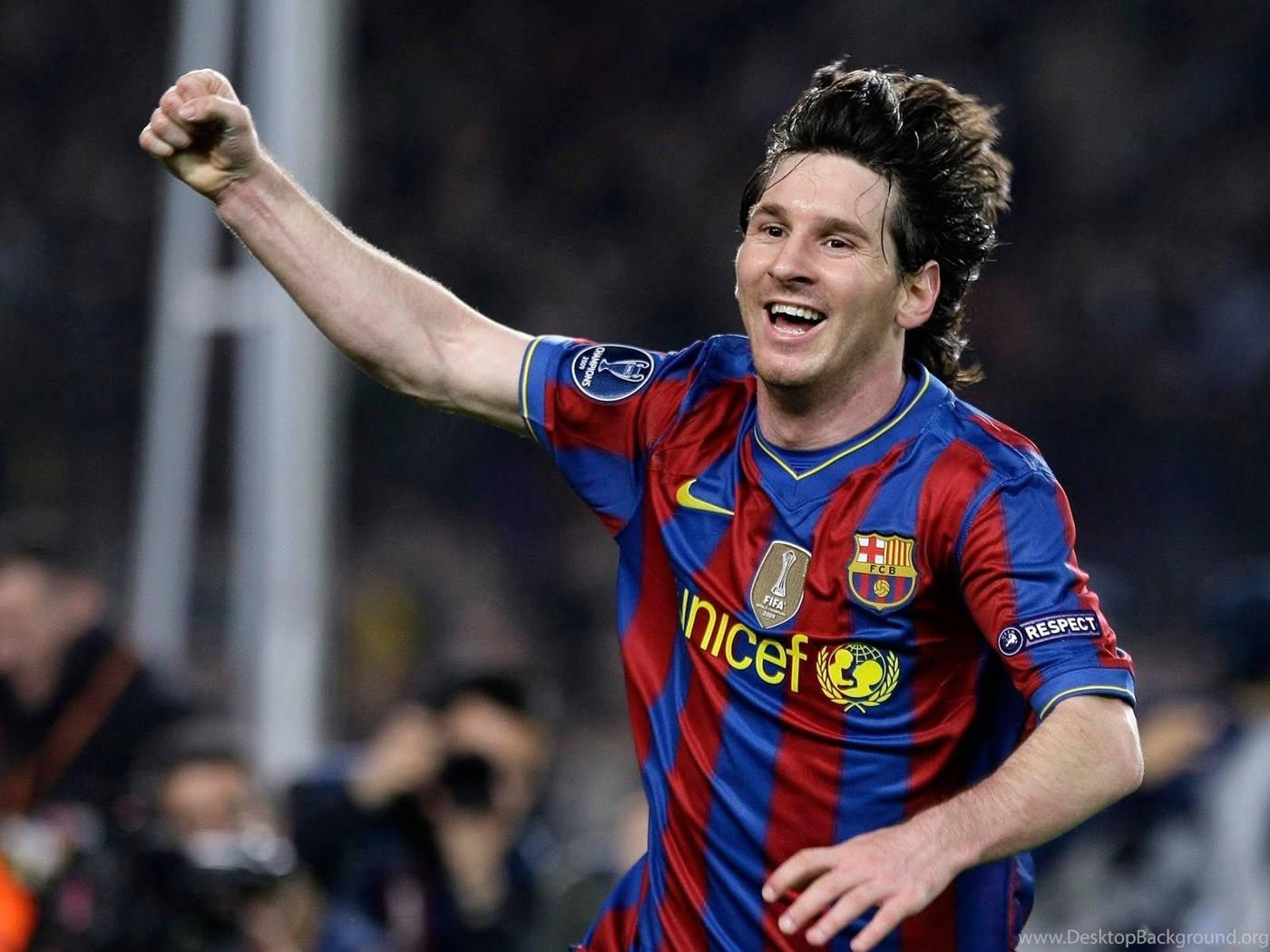 Lionel Messi using his star power for UNICEF — 1400x1050 wallpaper