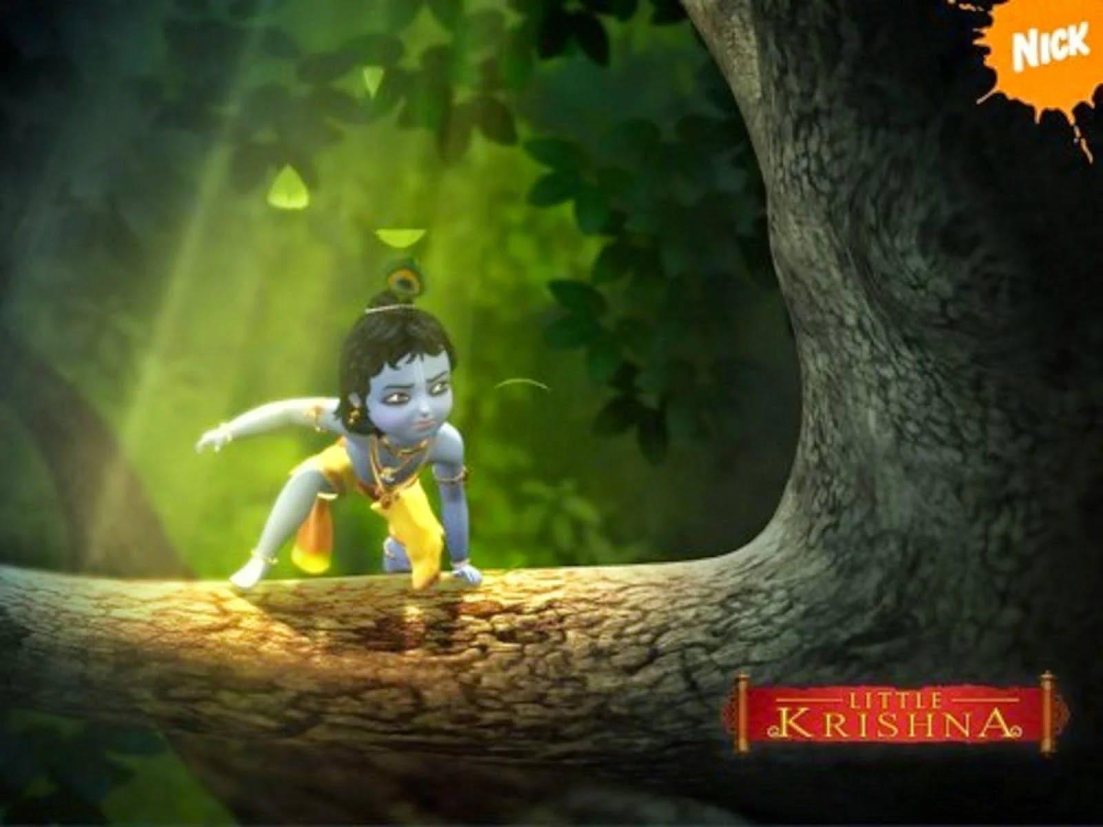 Little Krishna - Embodiment of Innocence and Divinity — 1600x1200 wallpaper