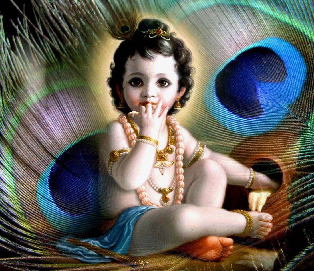 Little Krishna With Jewelries — 1100x950 wallpaper