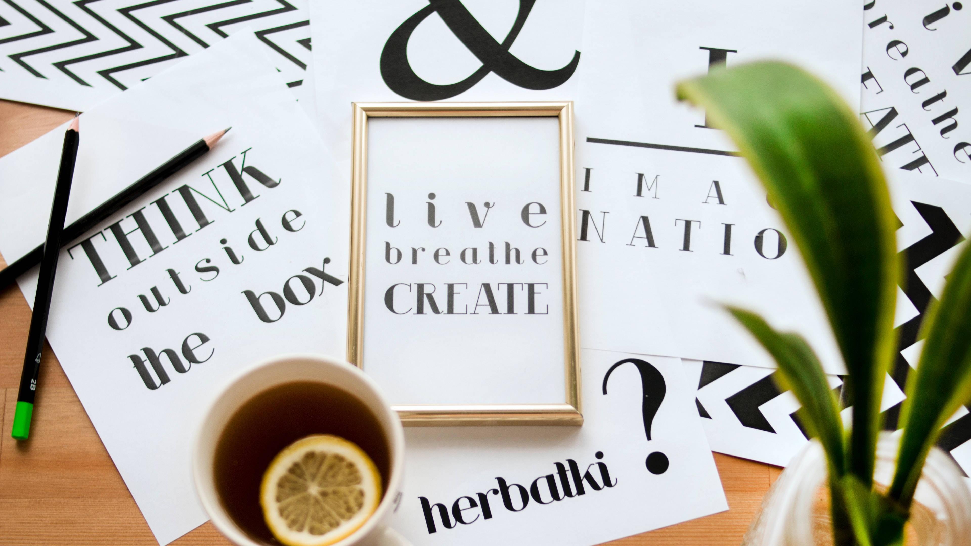 Live Breathe Create 4K Ultra HD Motivational — 3840x2160 wallpaper