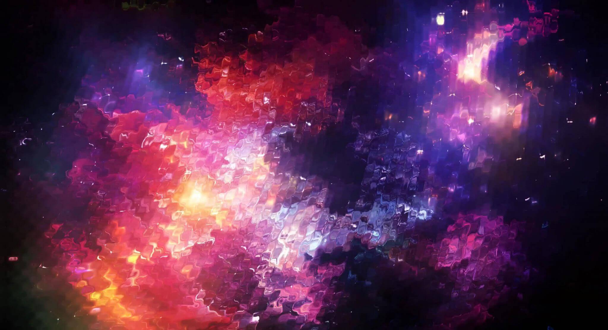 Live Pixel Galaxy — 2048x1113 wallpaper