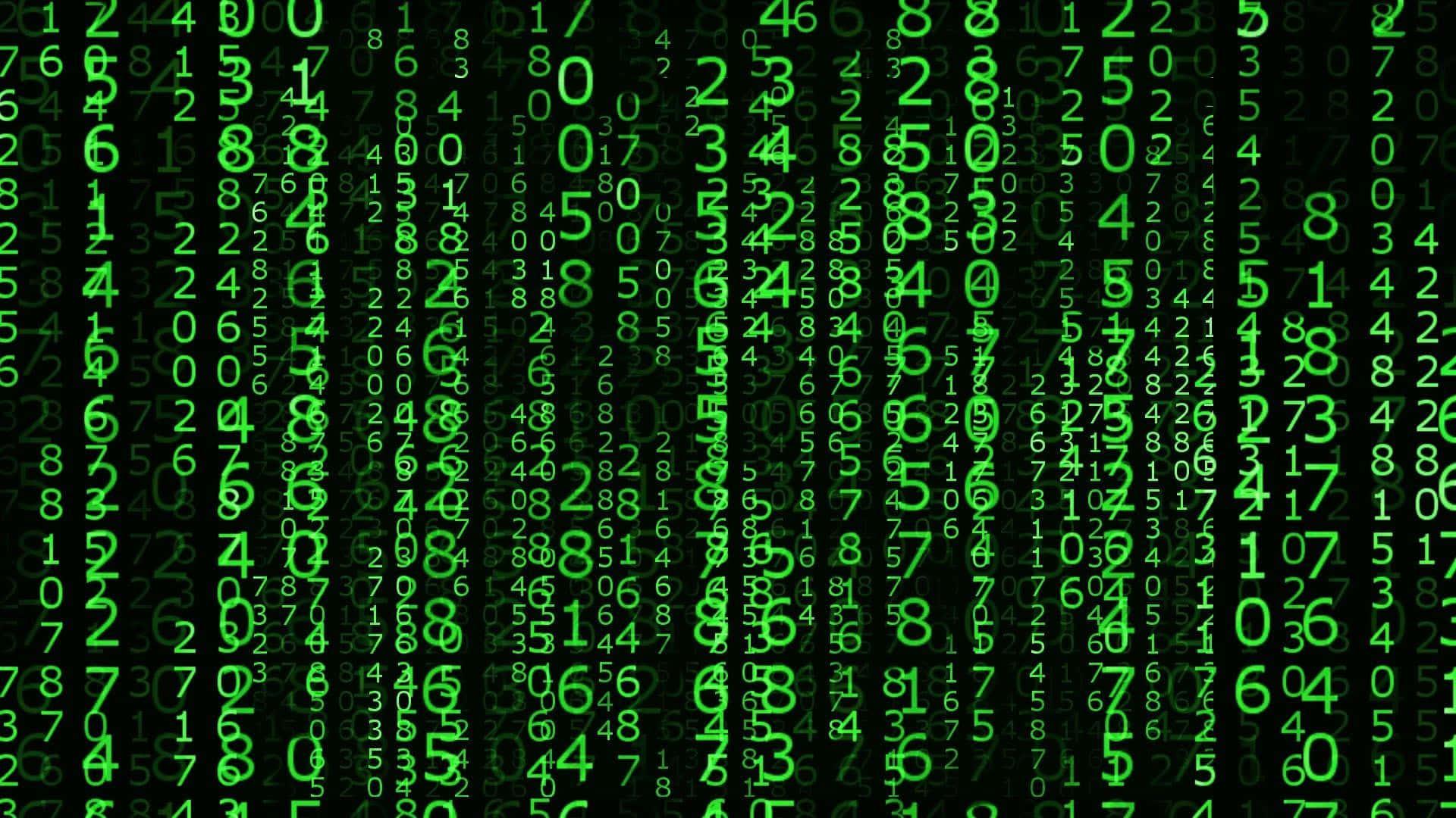 Logos and symbols within the Matrix — 1920x1080 wallpaper
