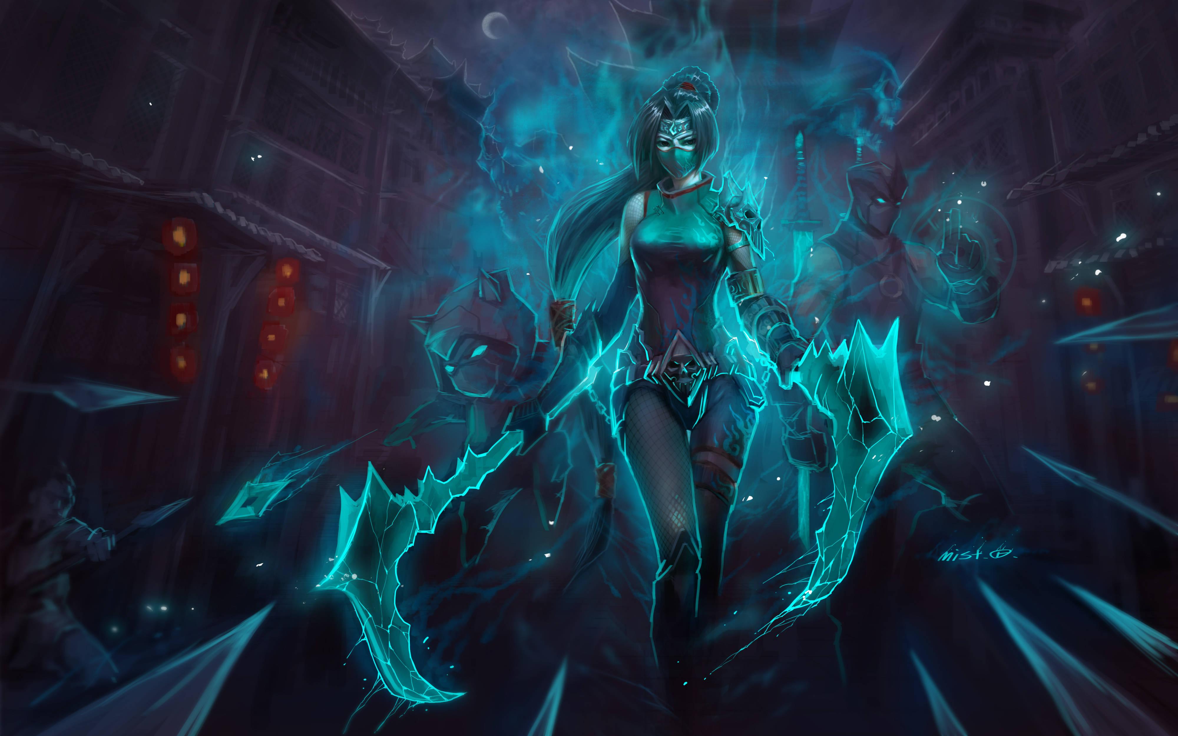 LOL Akali 4k Gaming — 4000x2500 wallpaper