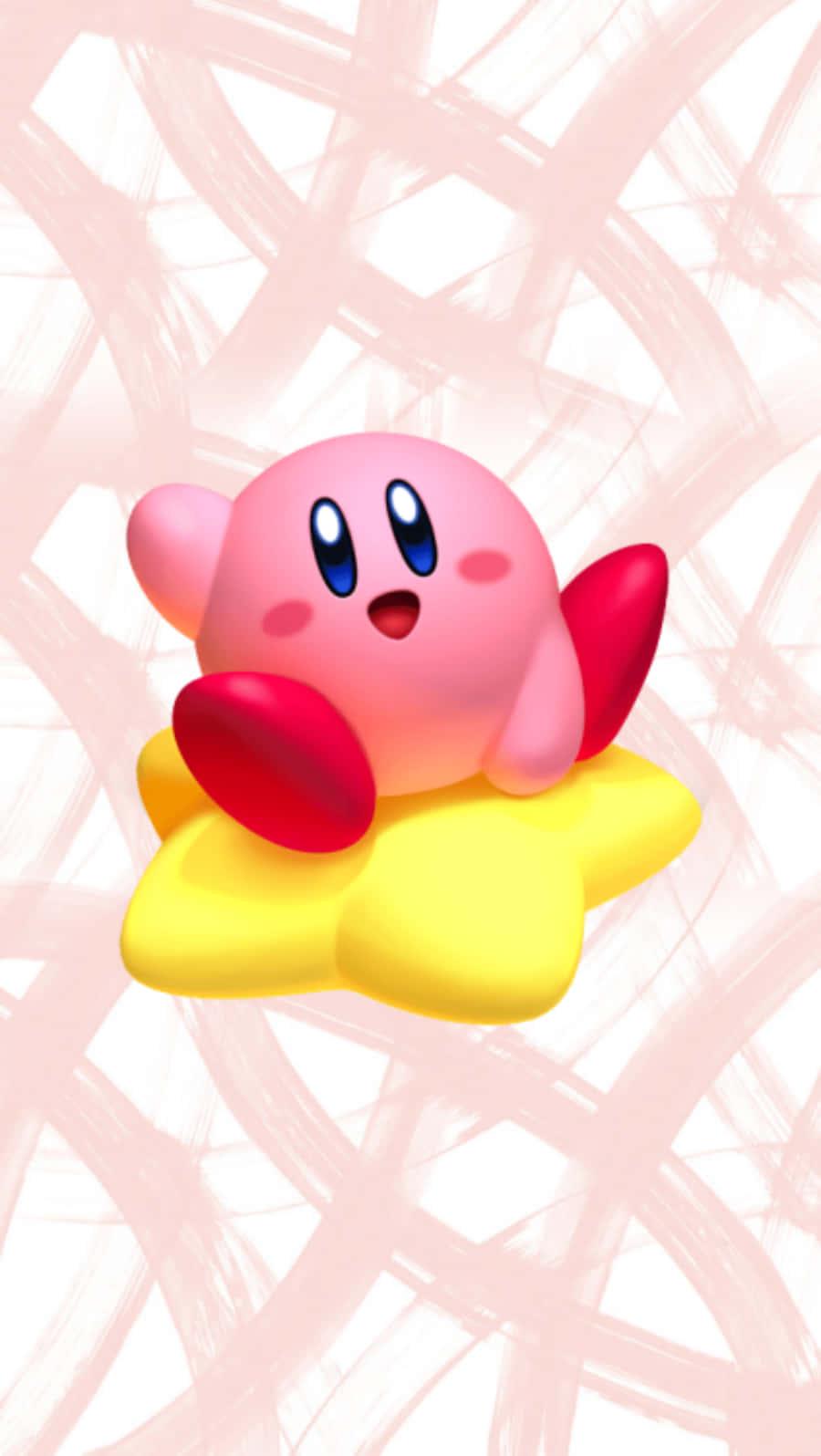 Look at this adorable Kirby character! — 900x1596 wallpaper