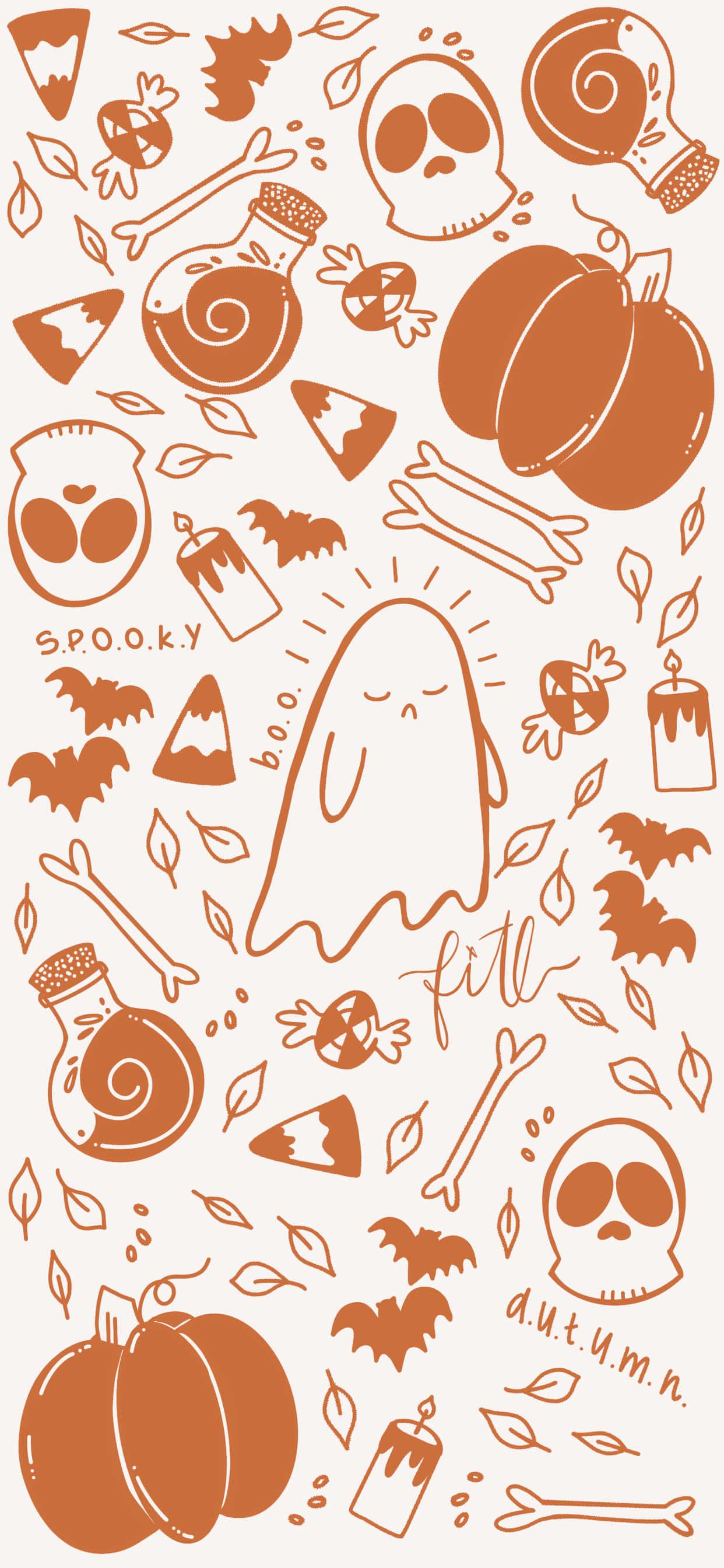 Look Out, Here Comes The Cutest Ghost! — 1242x2688 wallpaper