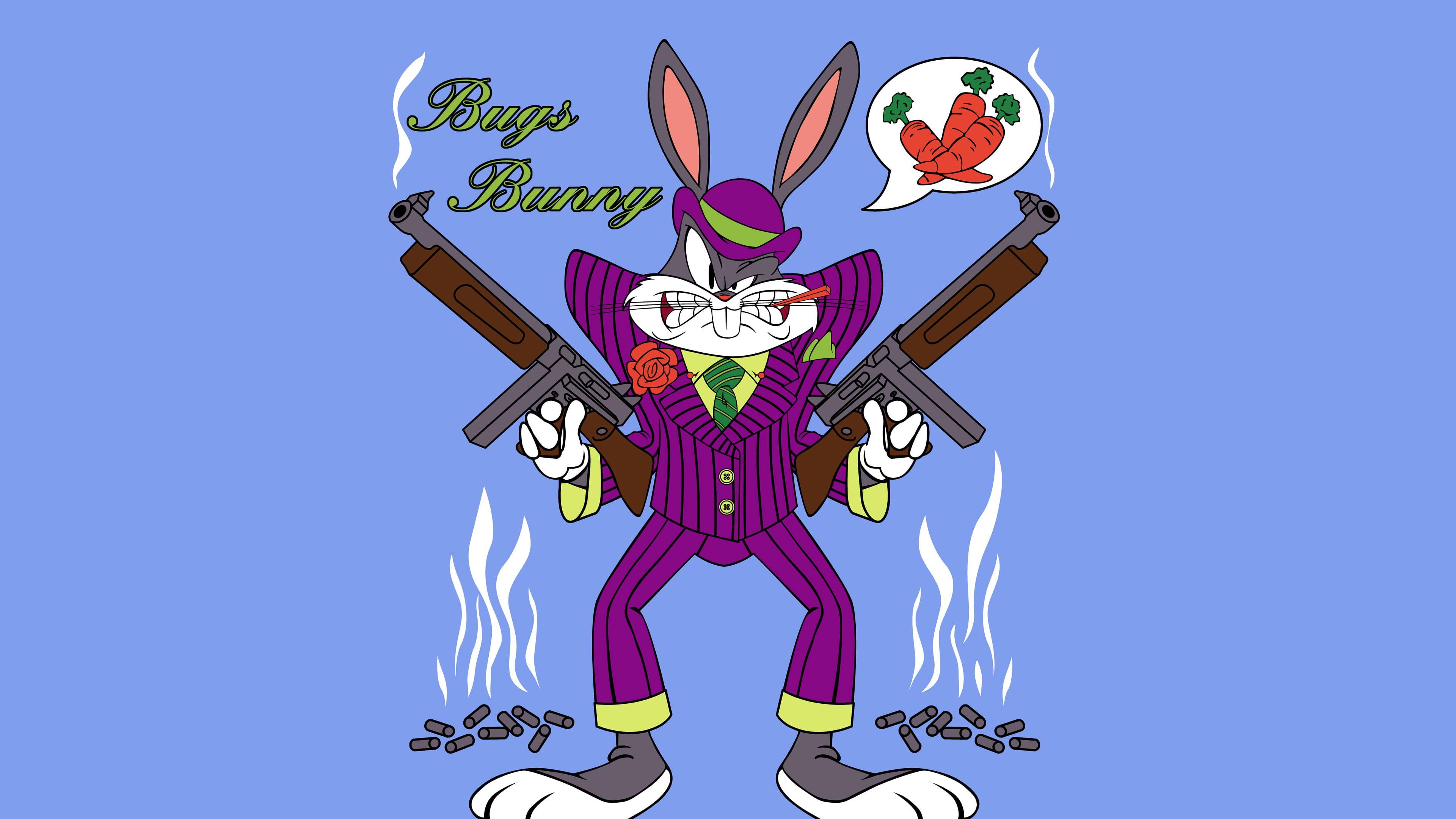 Looney Tunes Gangster Bunny — 3840x2160 wallpaper