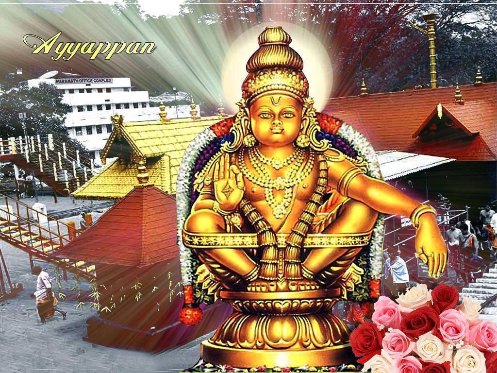Lord Ayyappa On Temple — 1024x768 wallpaper