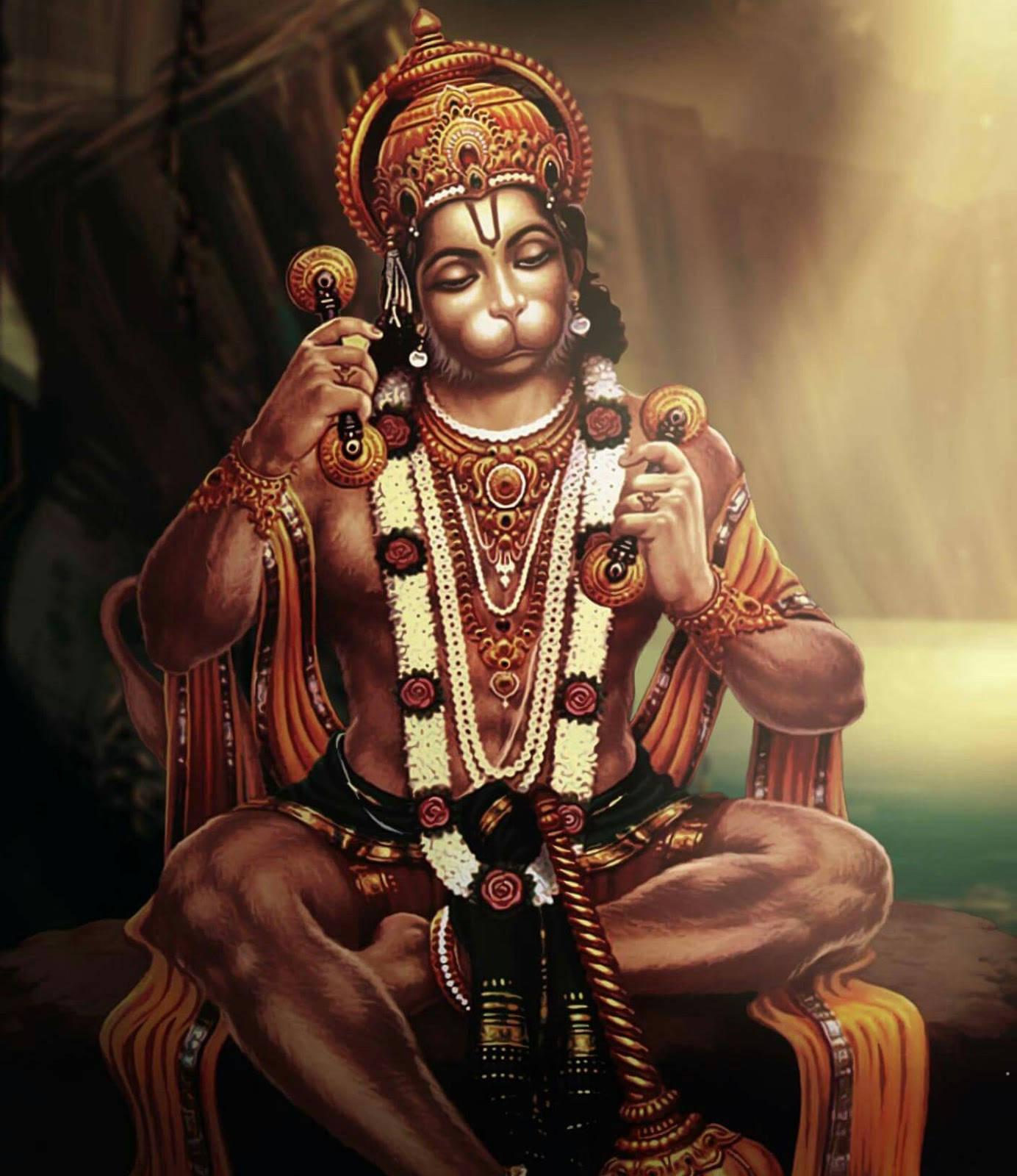 Lord Hanuman 3D Sunlight — 1384x1600 wallpaper