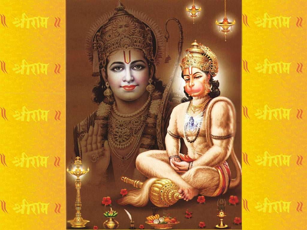 Lord Hanuman And Rama Edit HD