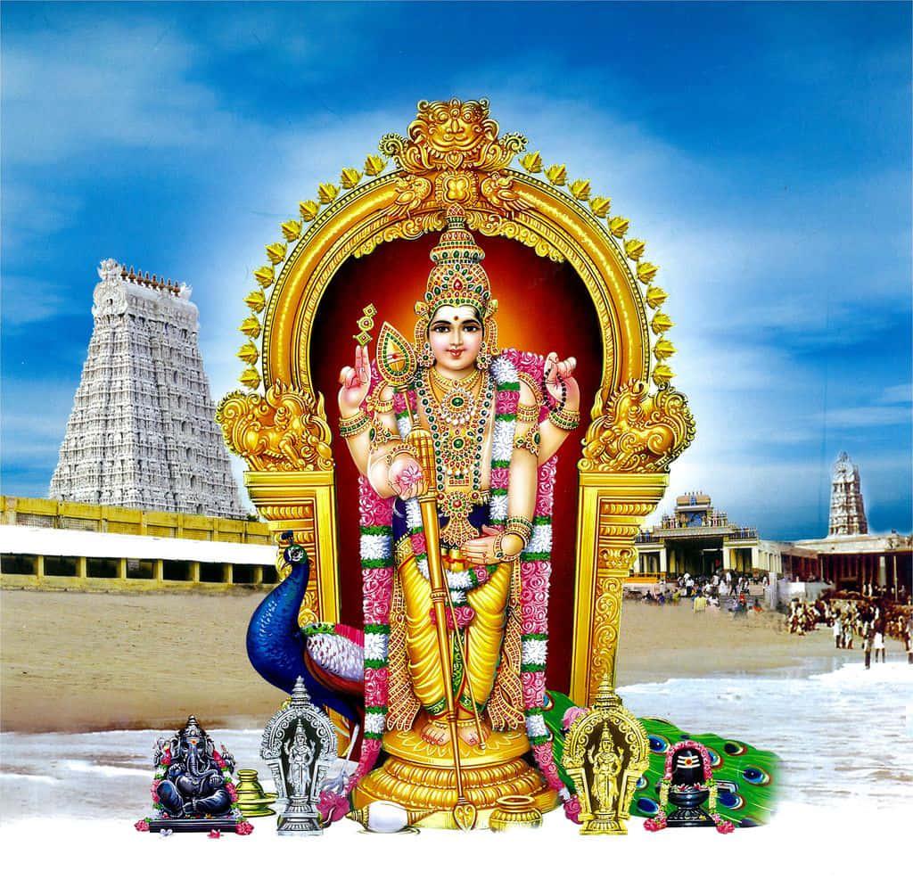 Lord Murugan blesses his devotees
