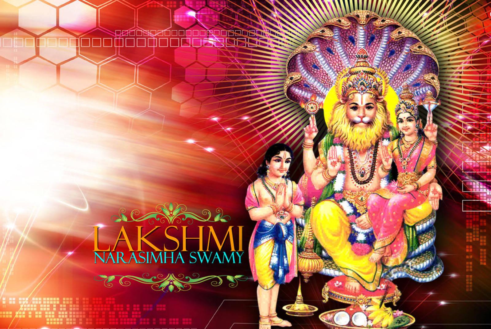 Lord Narasimha Creative Illustration — 1600x1074 wallpaper