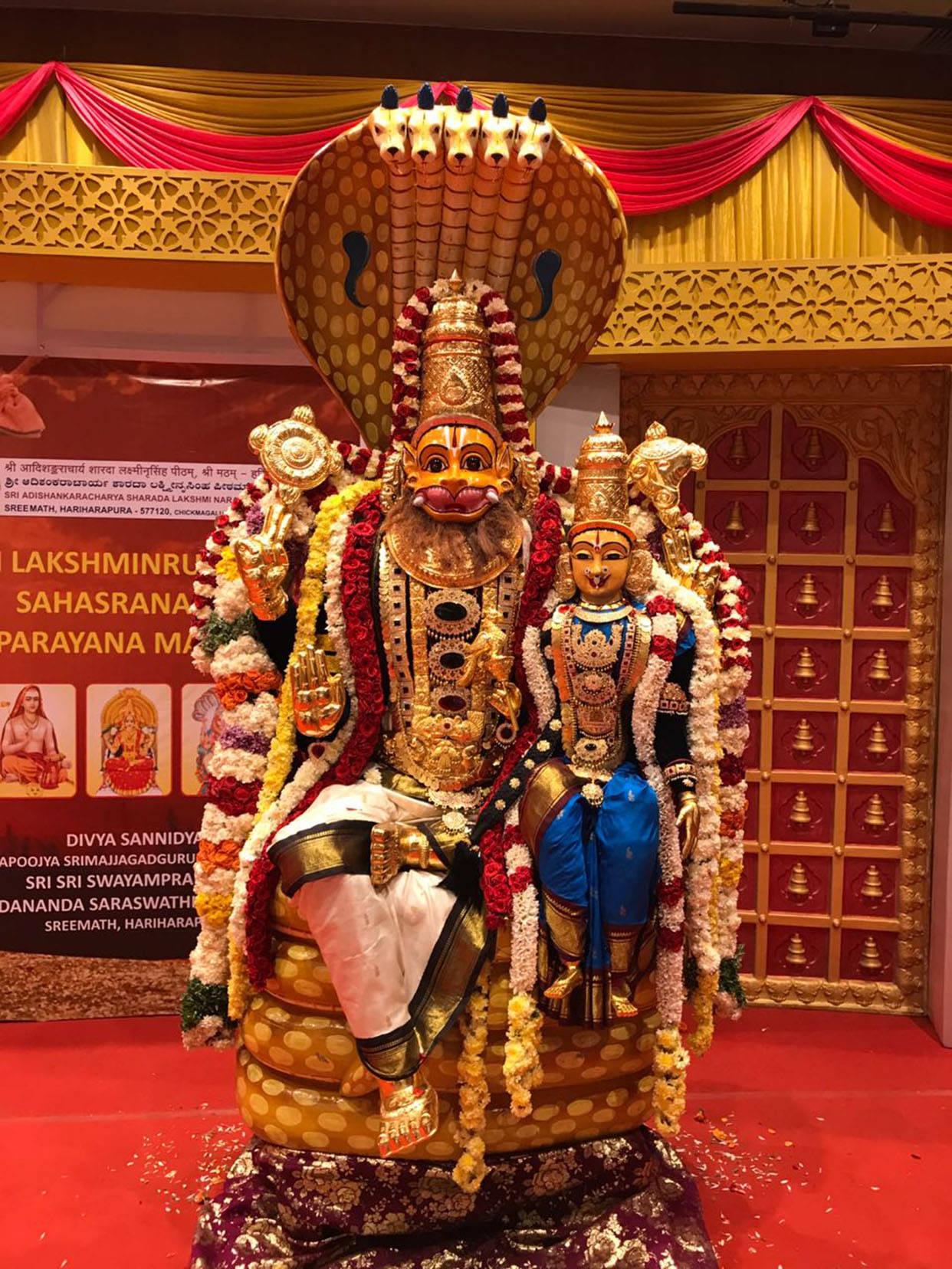 Lord Narasimha Yadadri Temple — 1242x1656 wallpaper