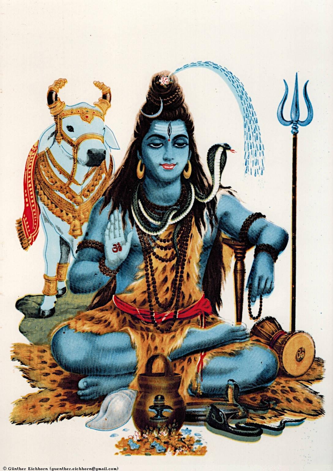 Lord Shiva And Nandi — 1088x1536 wallpaper