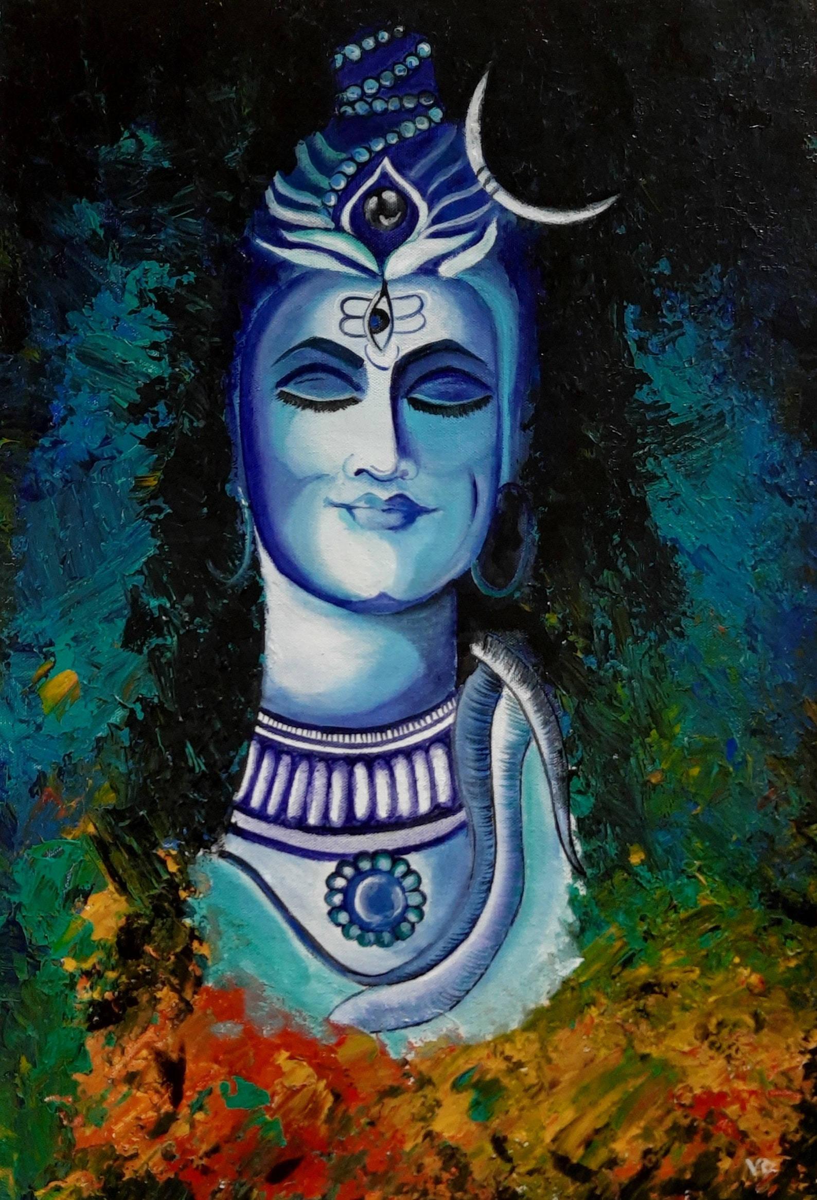 Lord Shiva Art Portrait — 1588x2332 wallpaper