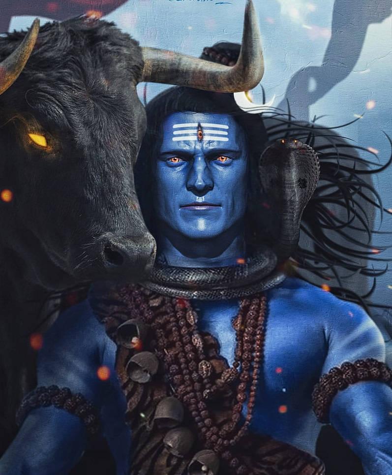 Lord Shiva Bholenath With Carabao 3D — 797x965 wallpaper