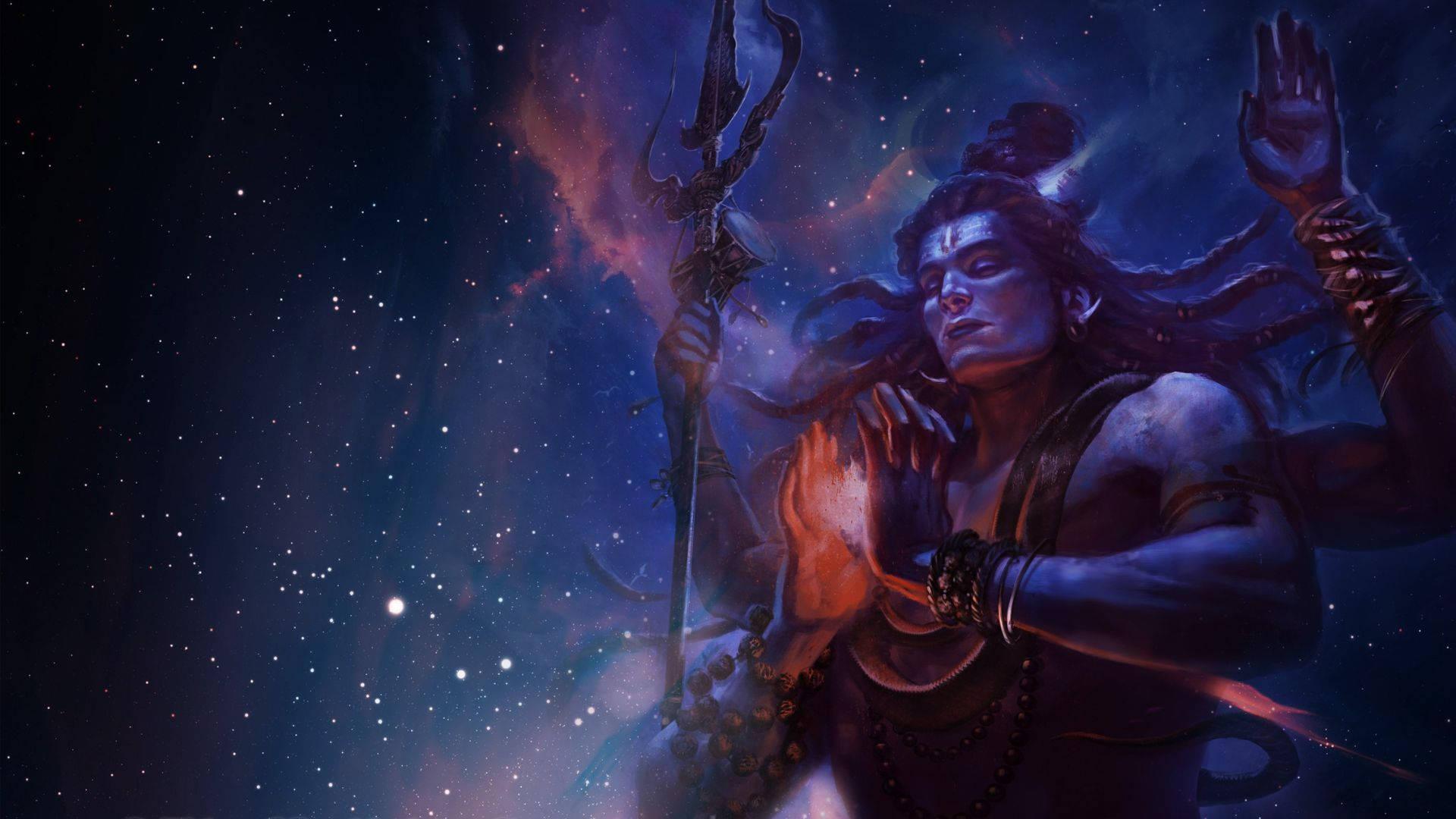 Lord Shiva HD In Galaxy