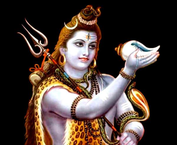 Lord Shiva Holding Conch — 601x493 wallpaper