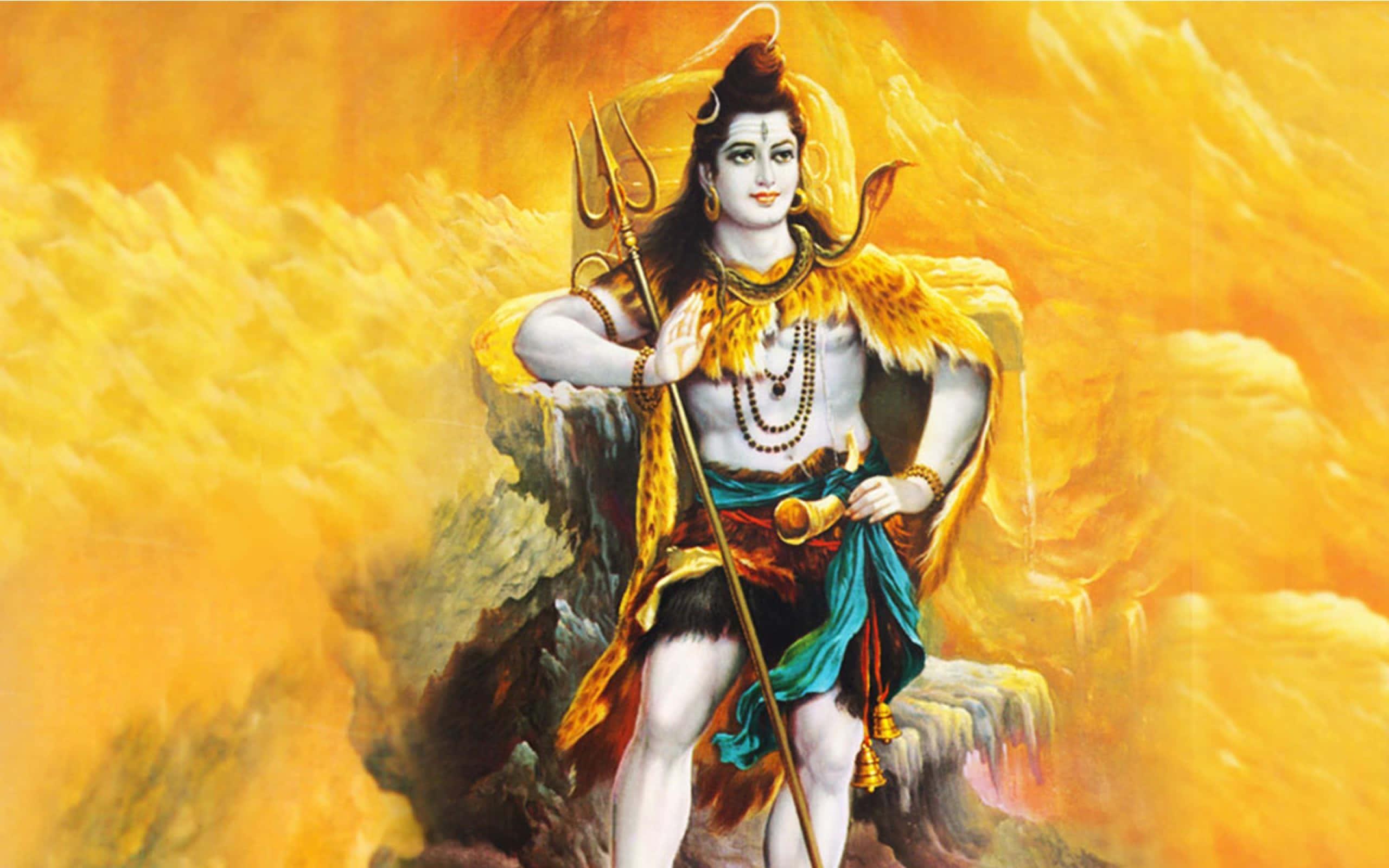 lord shiva in the form of a man with a sword — 2560x1600 wallpaper