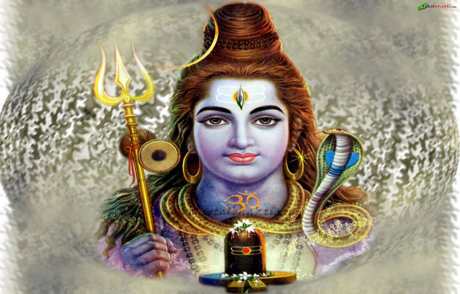 Lord Shiva Retro Portrait — 1600x1024 wallpaper