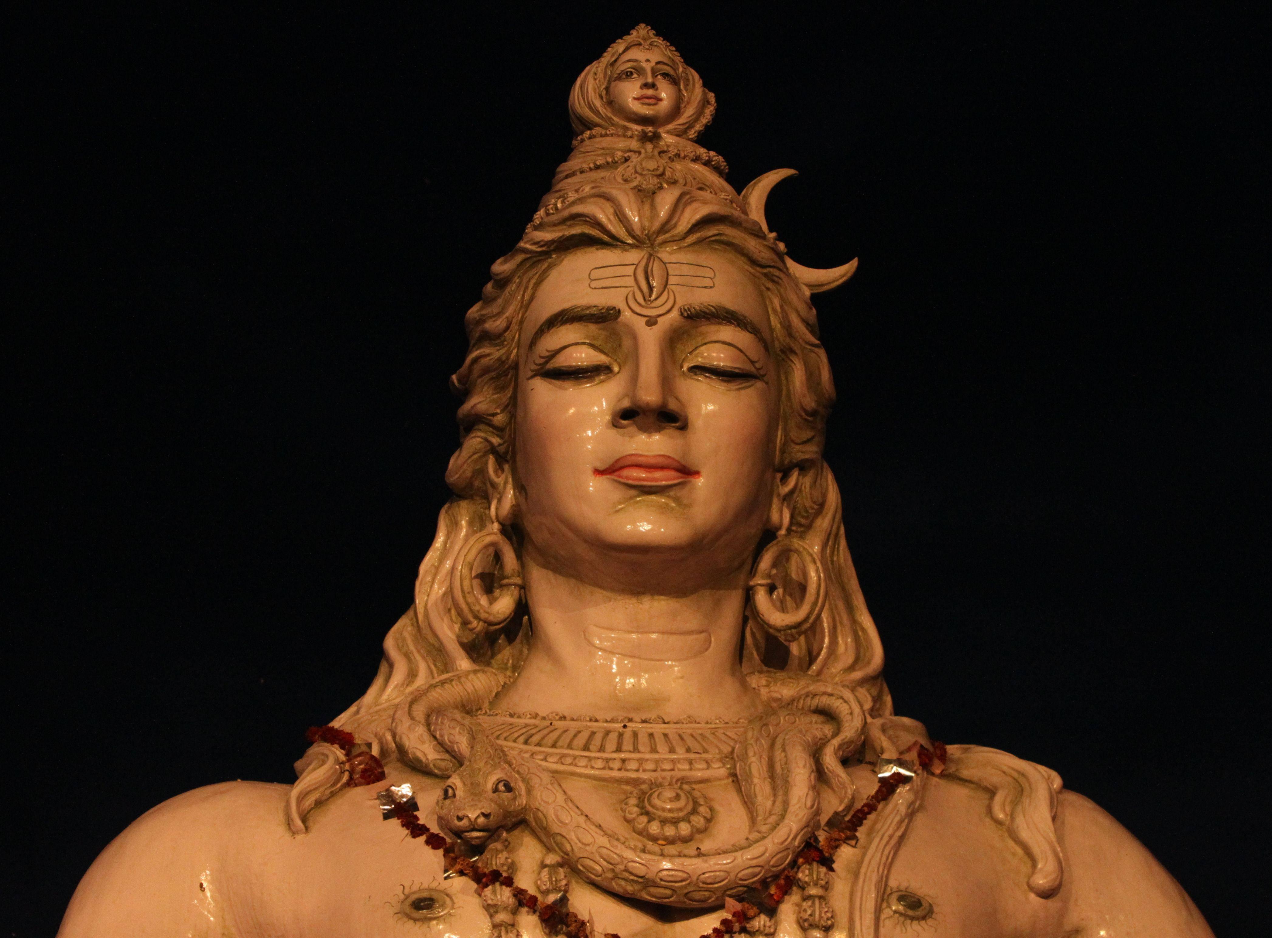 Lord Shiva Stone Sculpture — 4187x3089 wallpaper