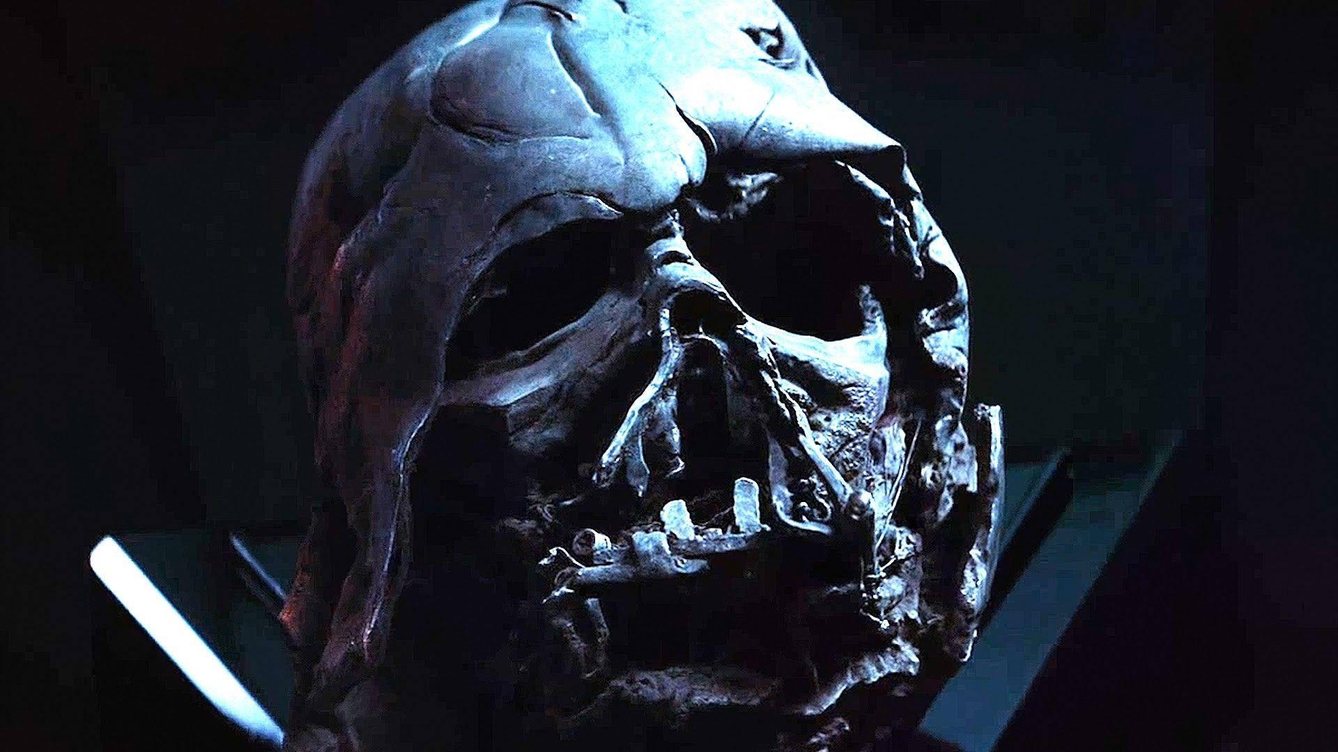 Lord Vader's Iconic Mask with a Gothic Edge — 1920x1080 wallpaper