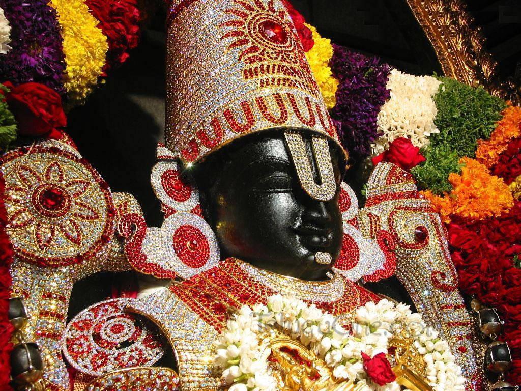 Lord Venkateswara Side View Close-up — 1024x768 wallpaper