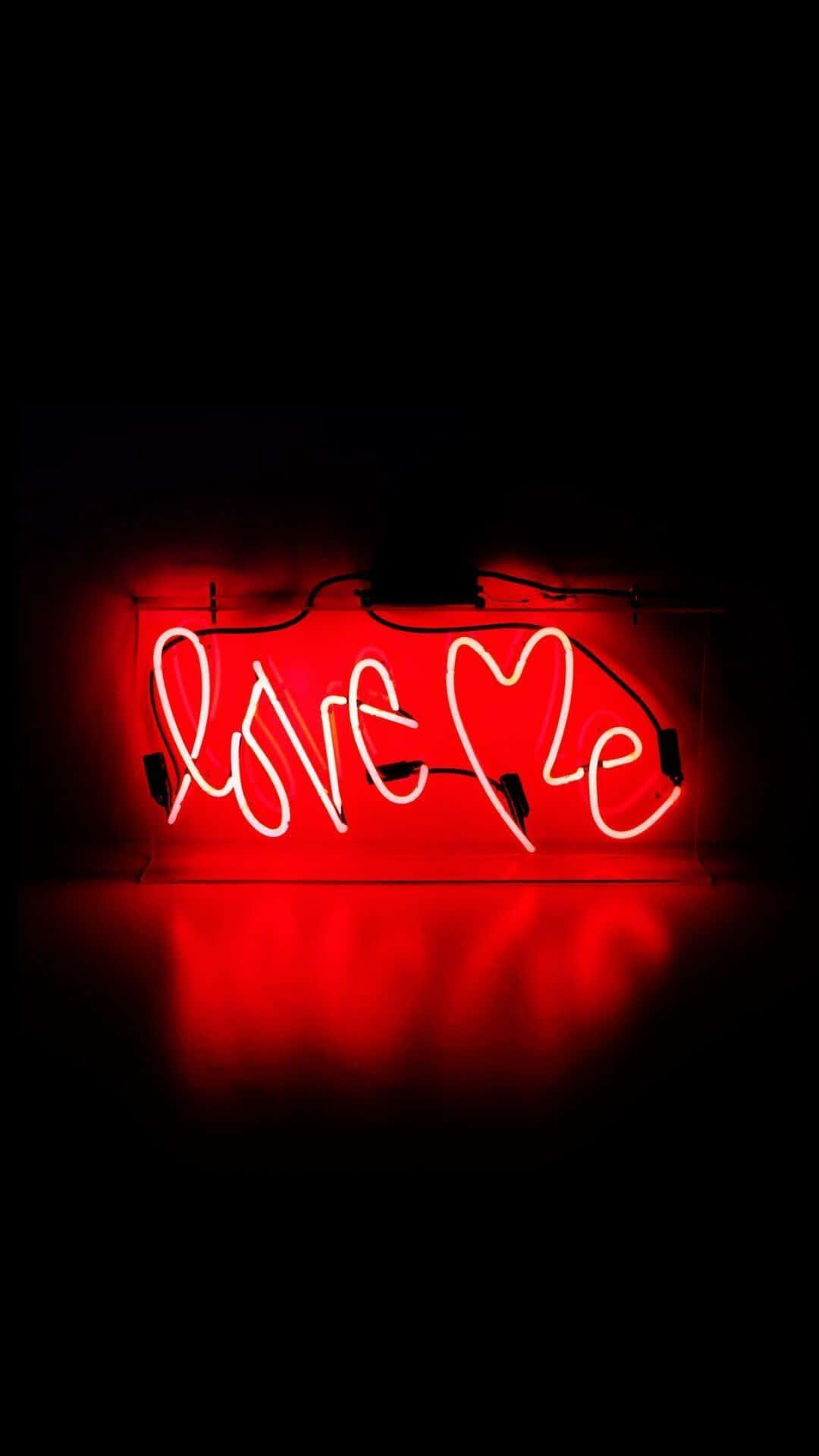 Love Me Red Dark Aesthetic Picture — 1080x1920 wallpaper
