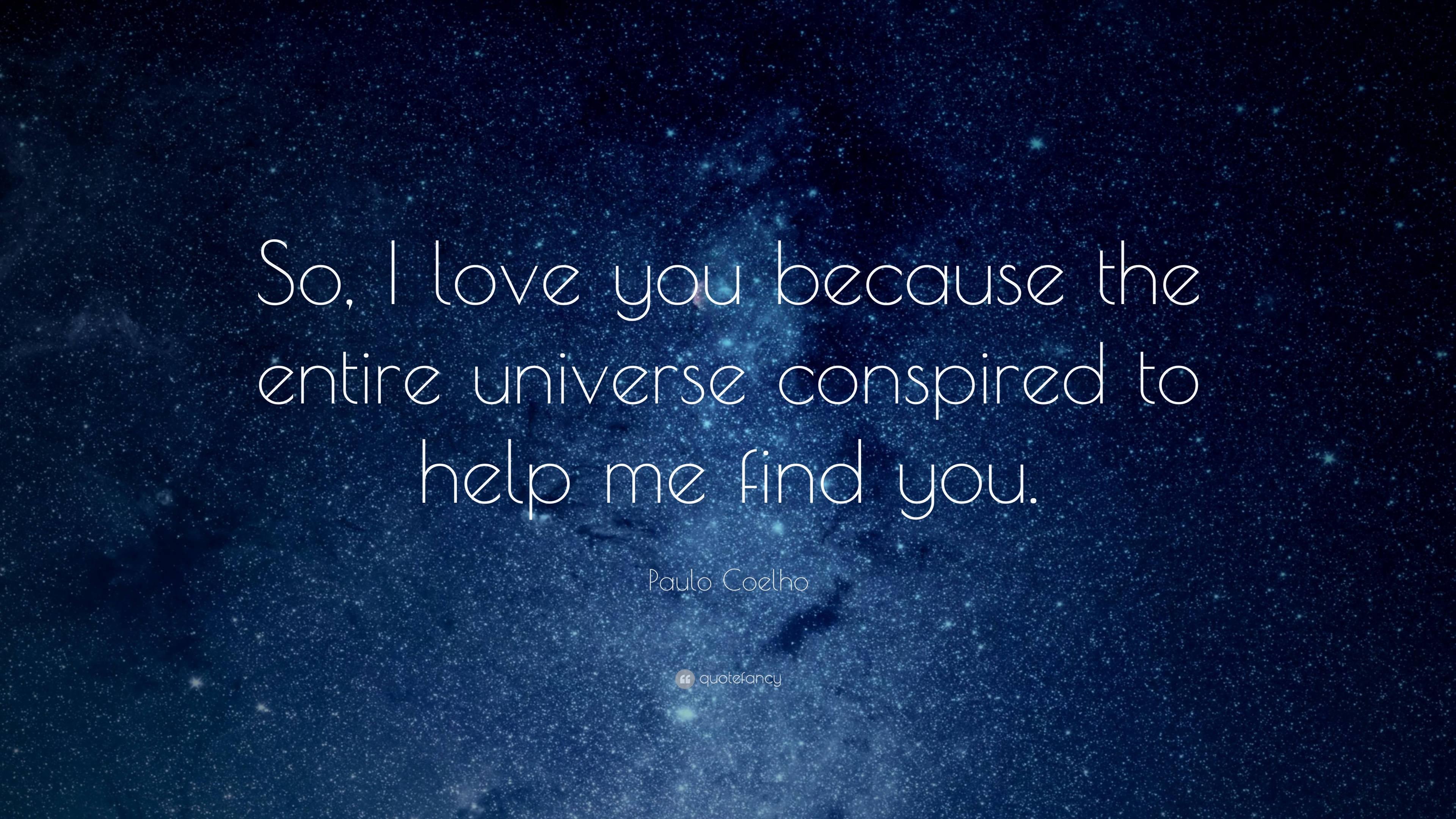 Love Quote About Universe — 3840x2160 wallpaper