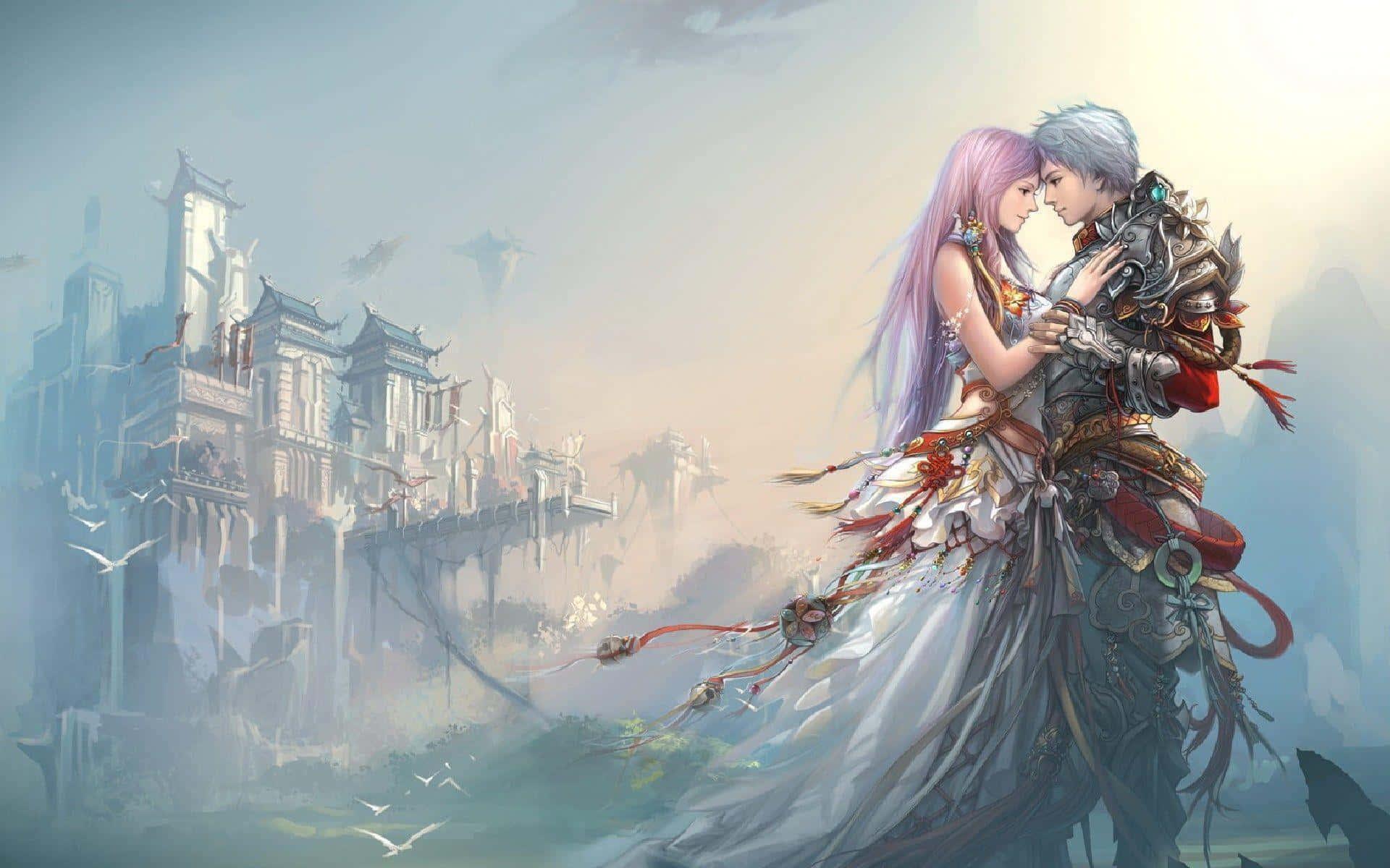 Love transcends all boundaries, including Anime — 1920x1200 wallpaper