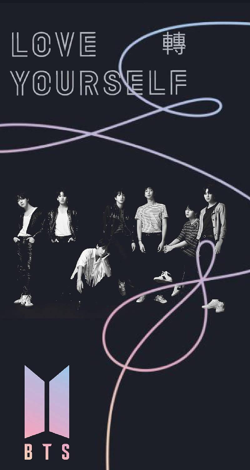 Love Yourself BTS Logo — 800x1502 wallpaper
