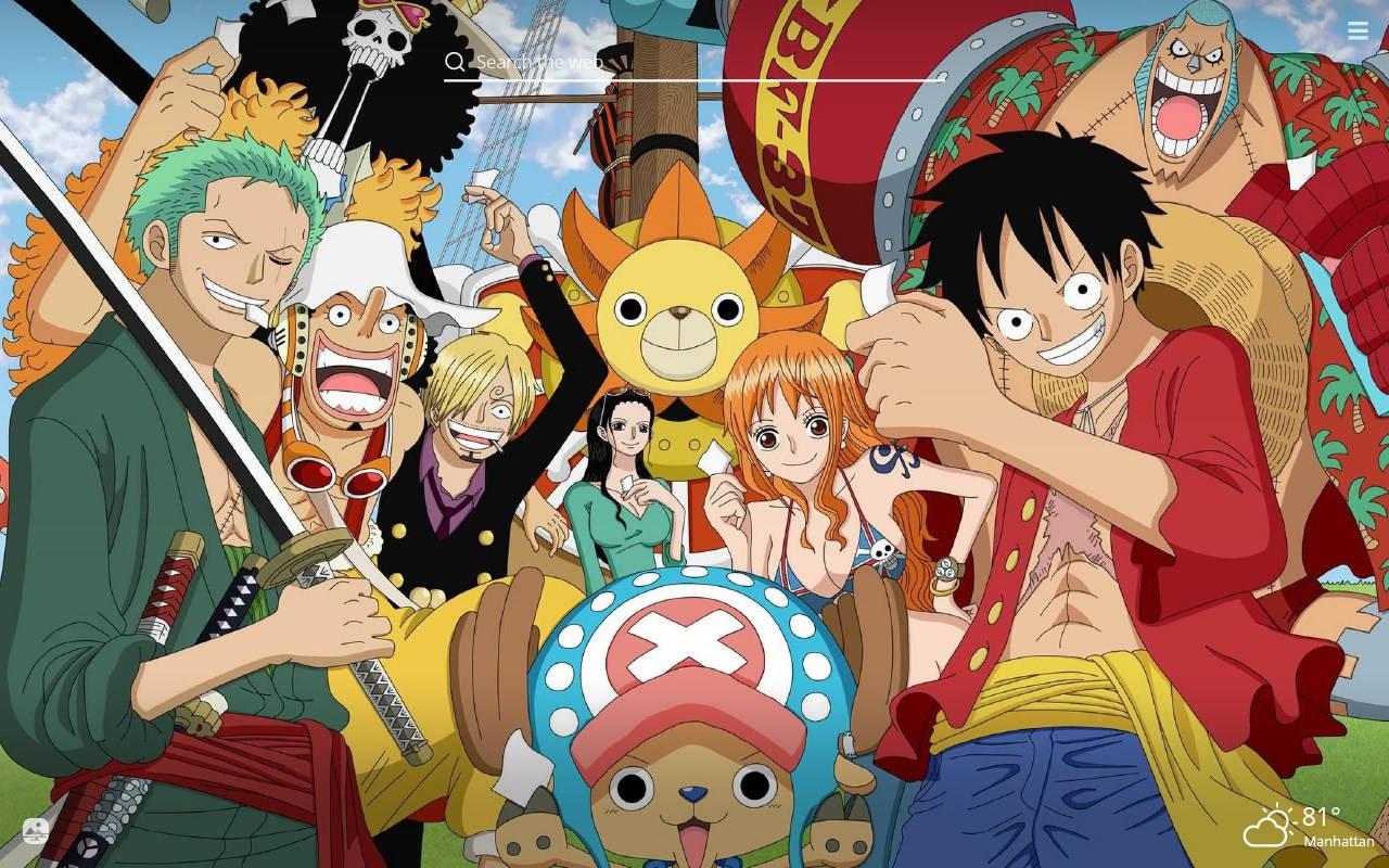Luffy And Gang One Piece Desktop — 1280x800 wallpaper