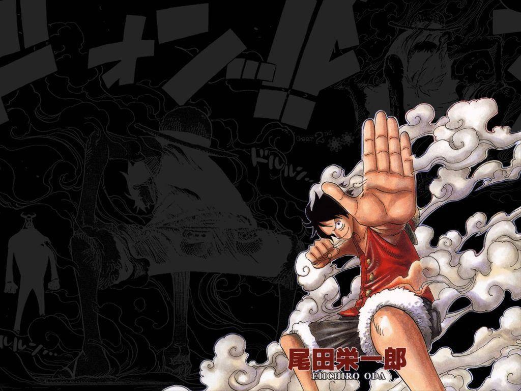 Luffy Big Hand — 1024x768 wallpaper