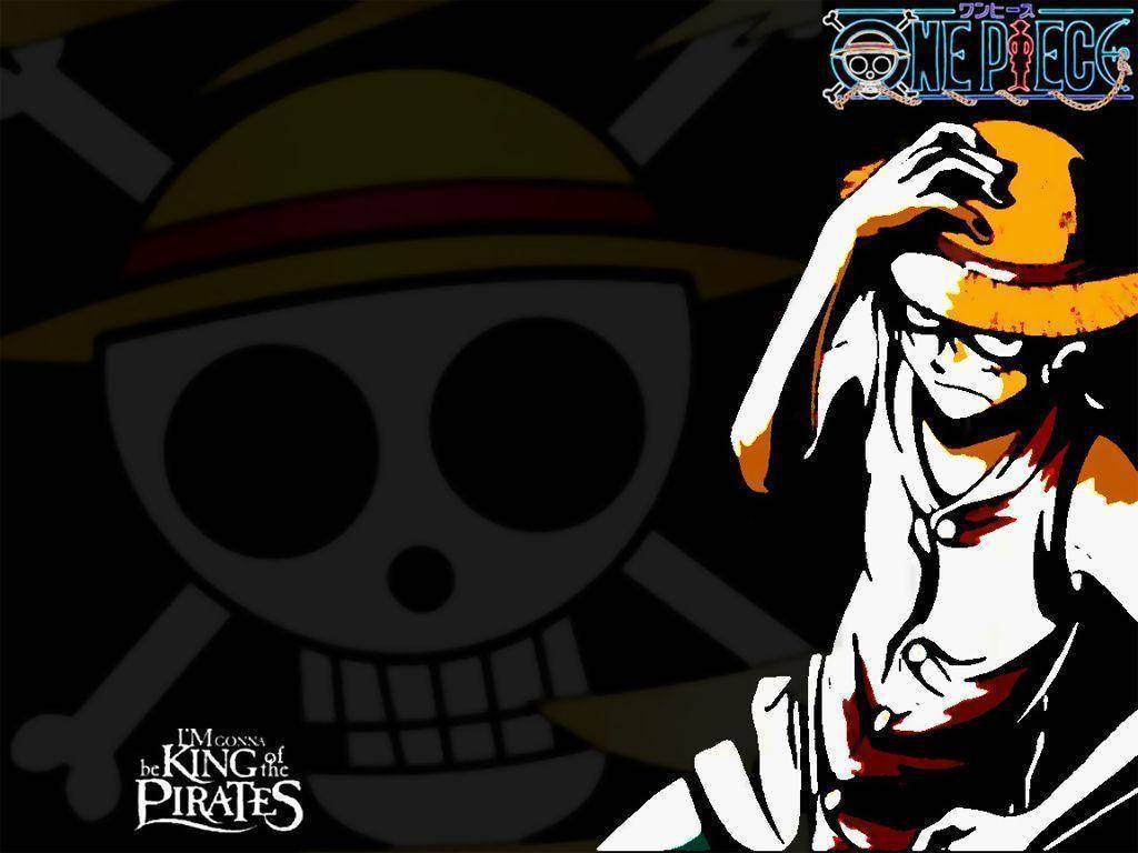 Luffy King Of Pirates Poster — 1024x768 wallpaper