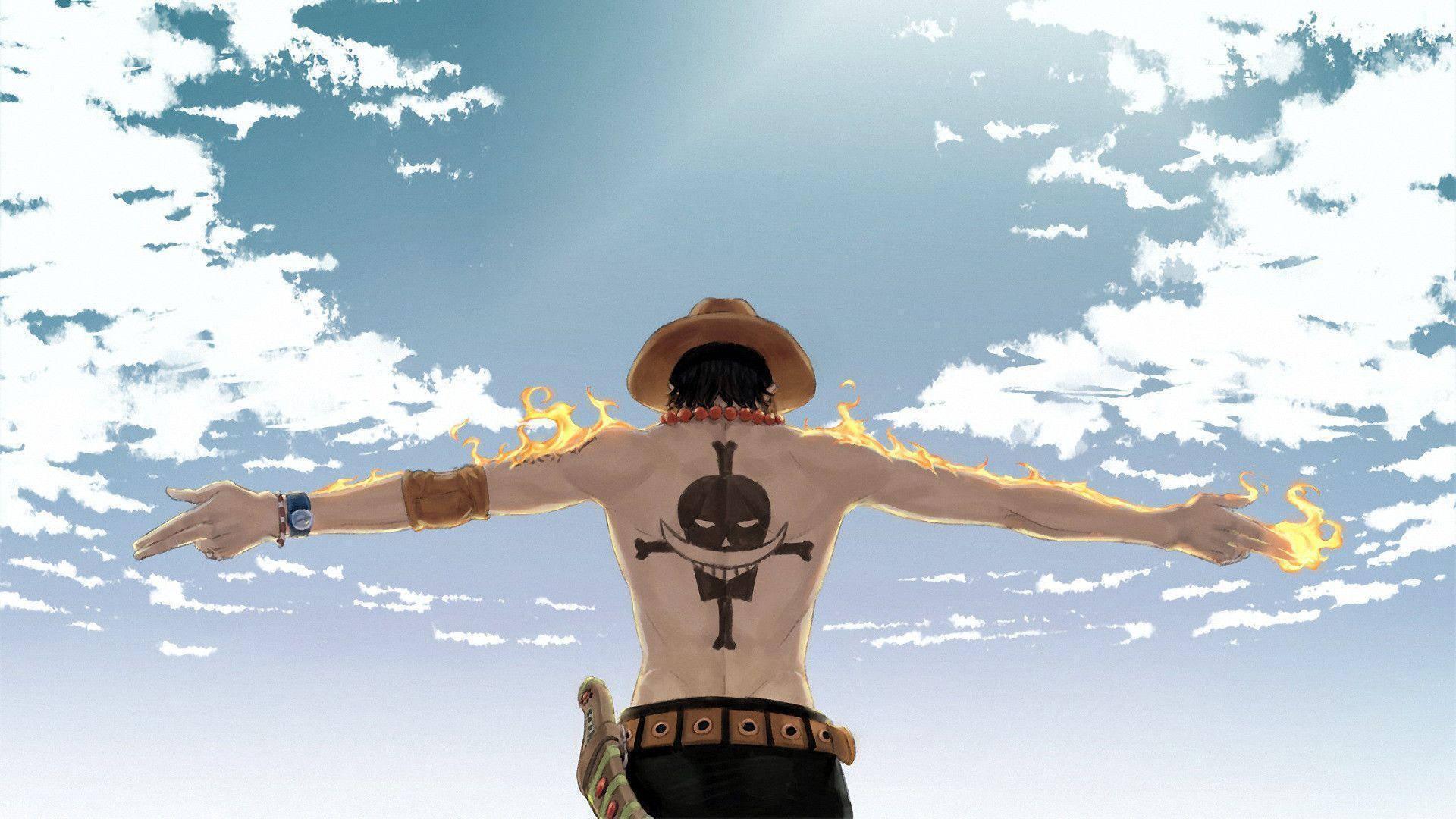 Luffy On Fire Chopper Tattoo — 1920x1080 wallpaper