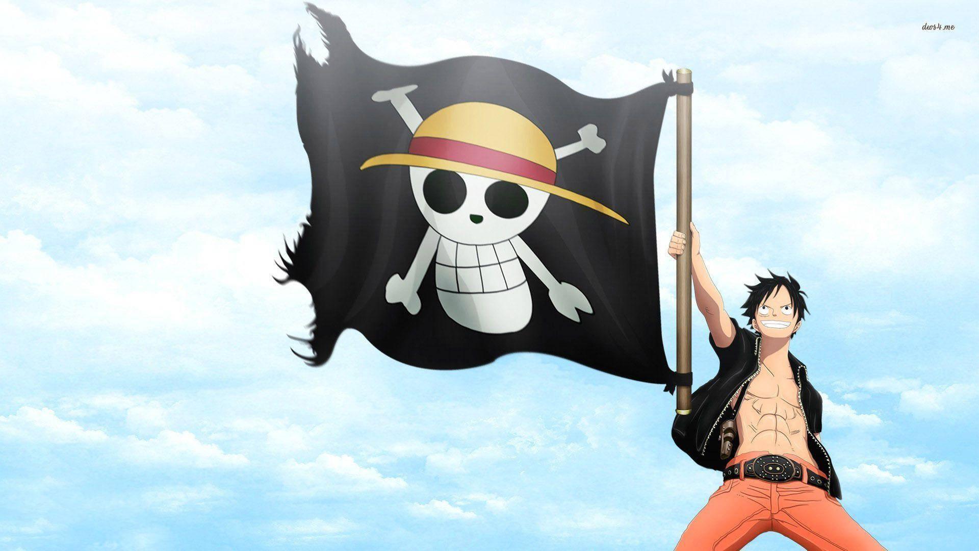 Luffy Pirate Flag — 1920x1080 wallpaper