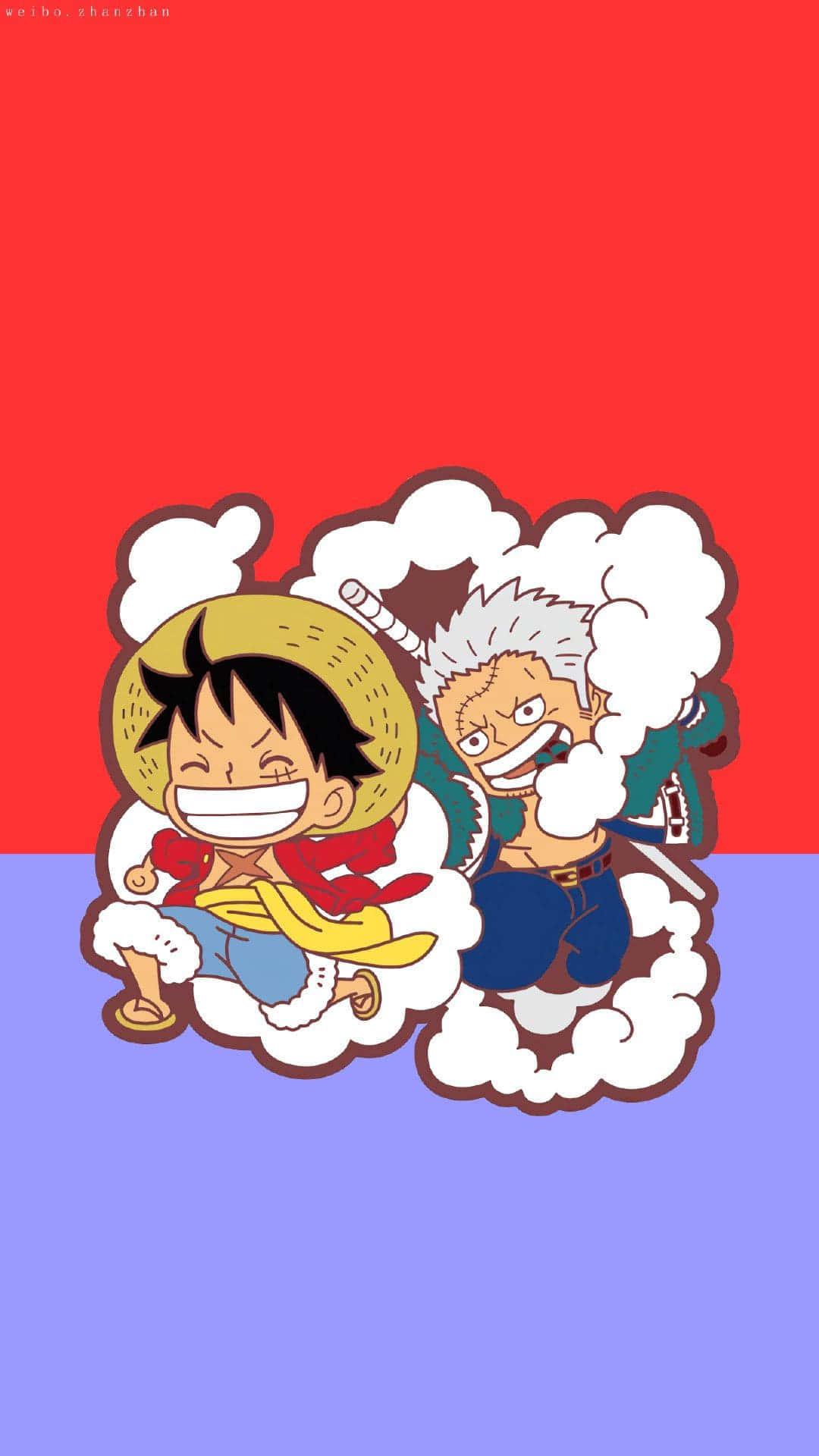 Luffy ready to set sail with the Strawhats — 1080x1920 wallpaper