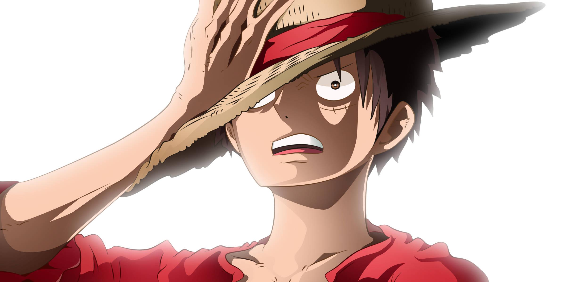 Luffy The Pirate Shock — 2440x1196 wallpaper