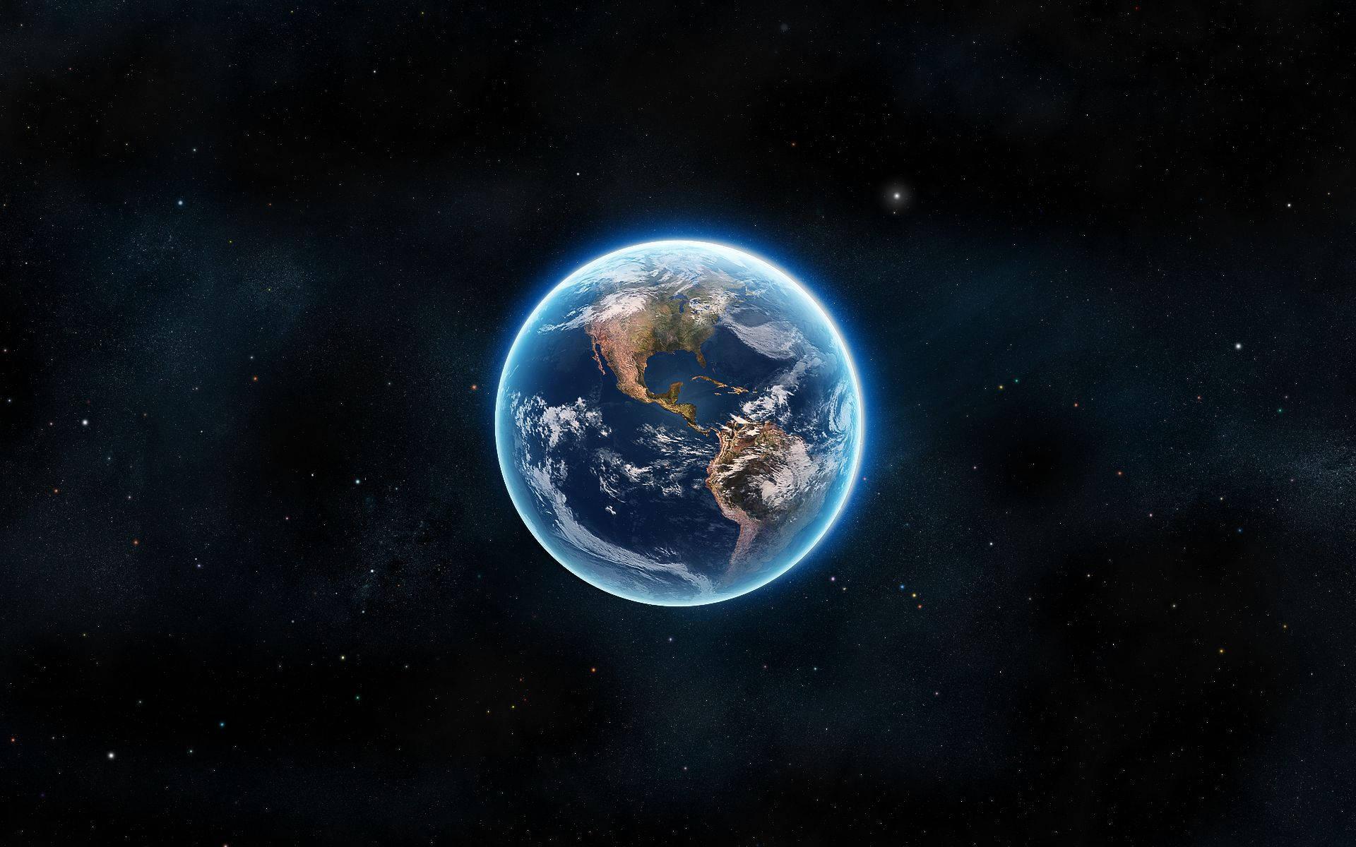 Luminous 4k Earth — 1920x1200 wallpaper