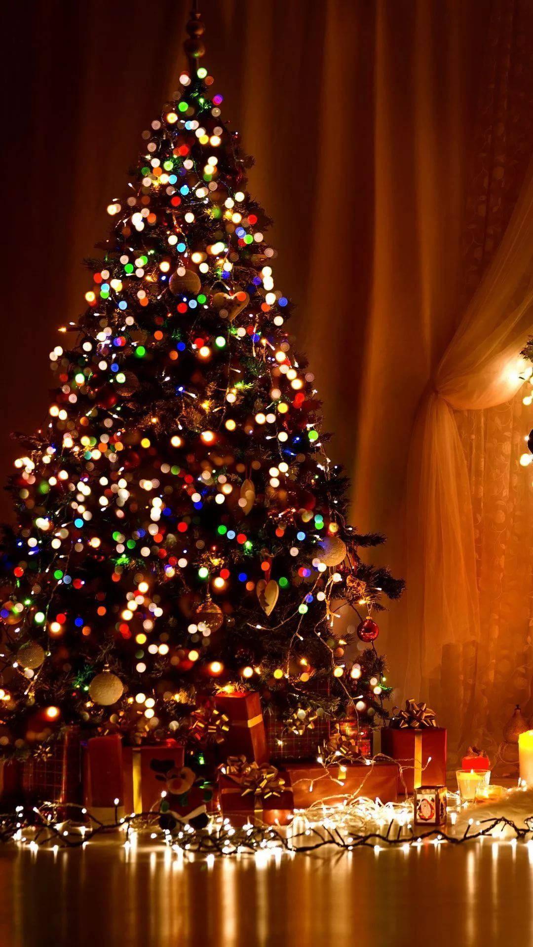 Luminous Christmas Tree IPhone — 1080x1920 wallpaper