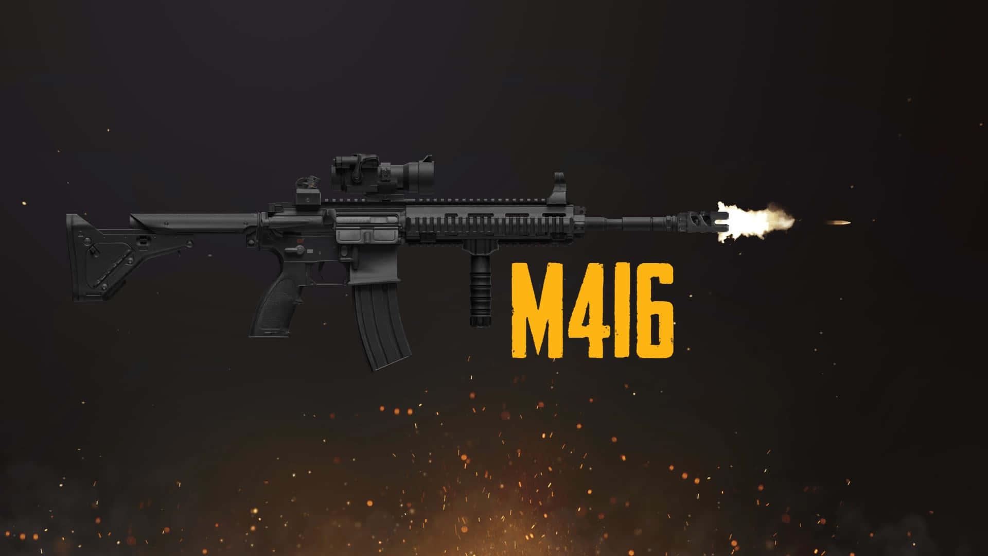 M416 Rifle Firing Sparks